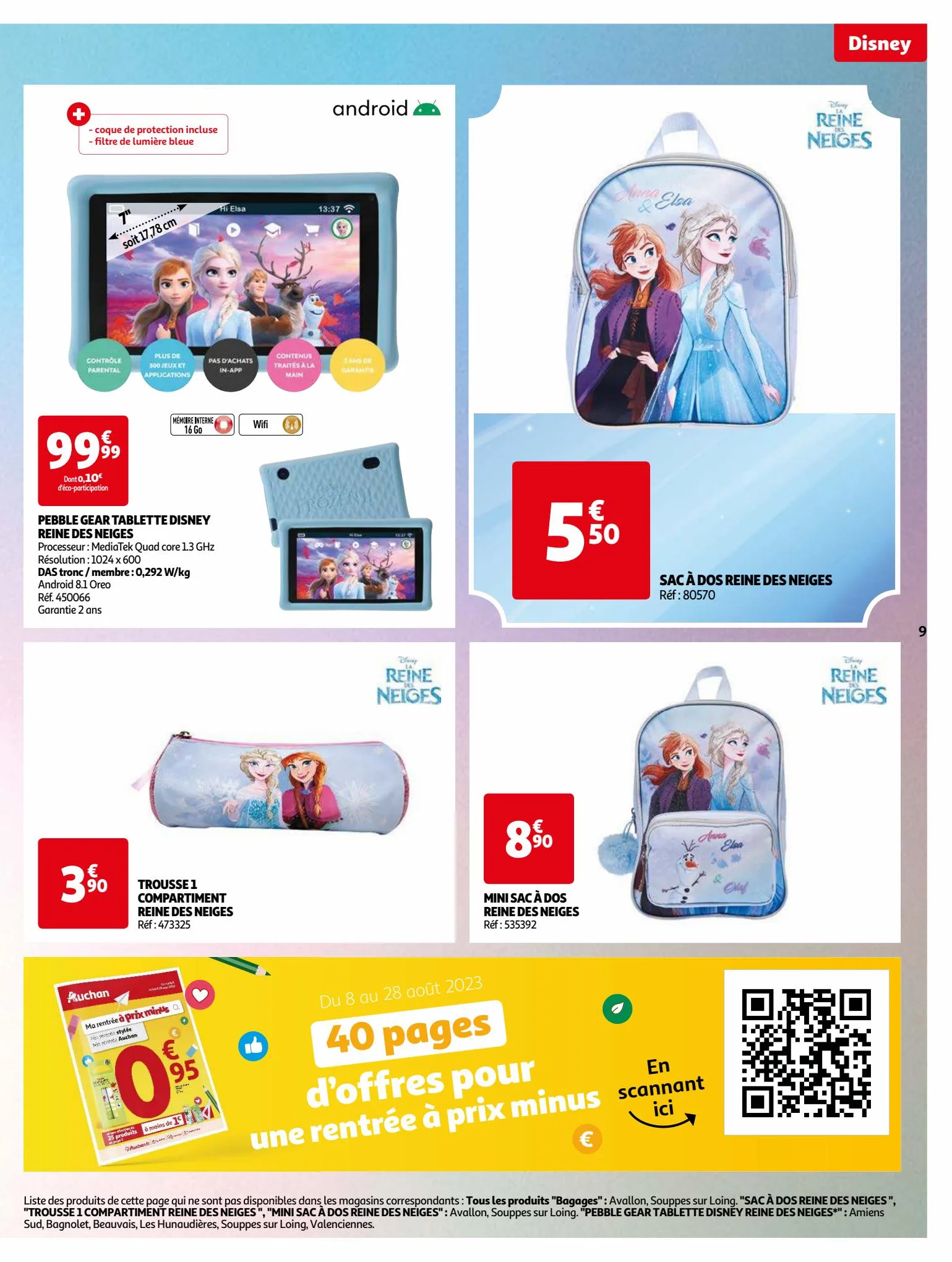 Catalogue Disney 100 chez Auchan., page 00009