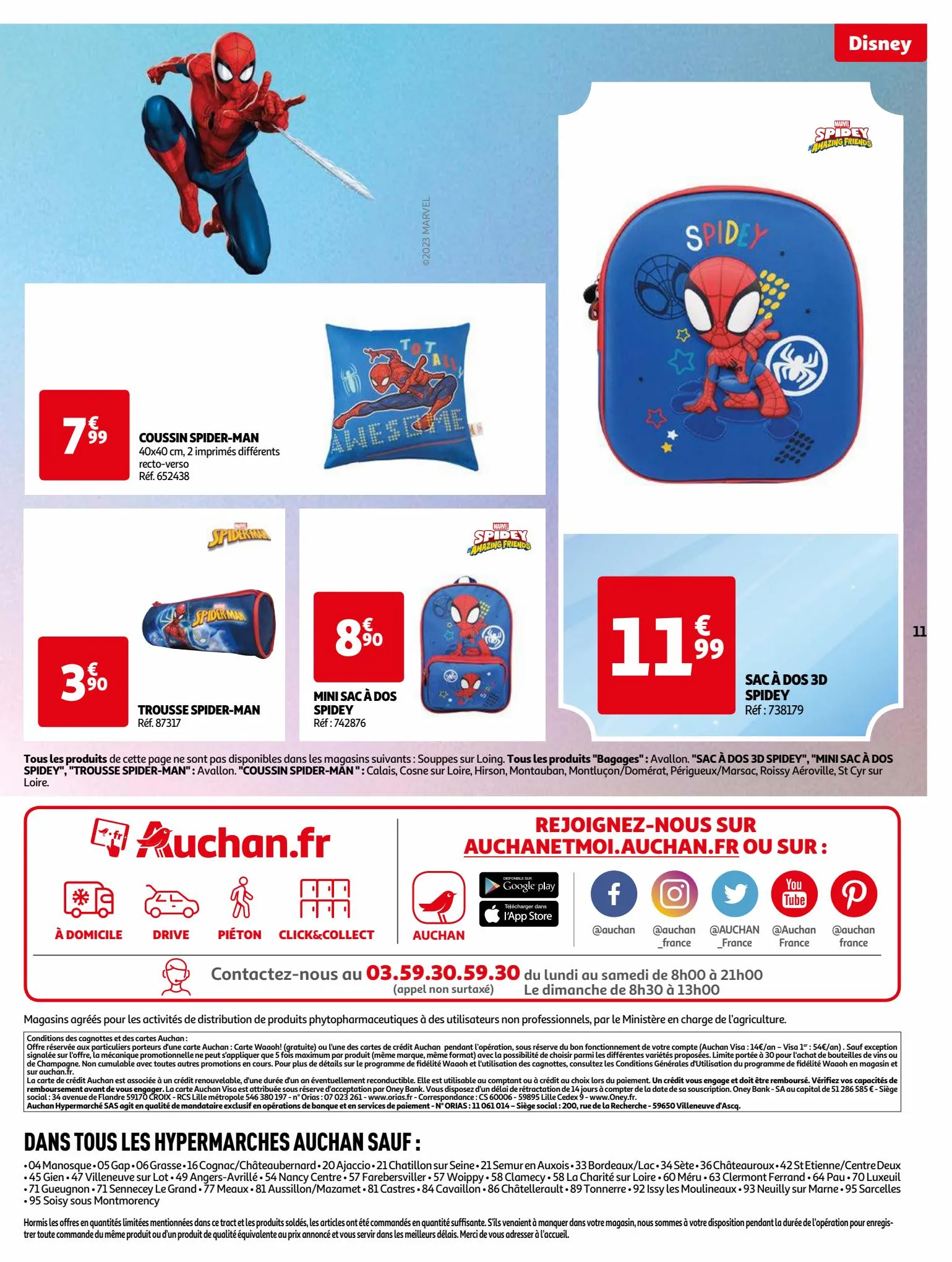Catalogue Disney 100 chez Auchan., page 00011