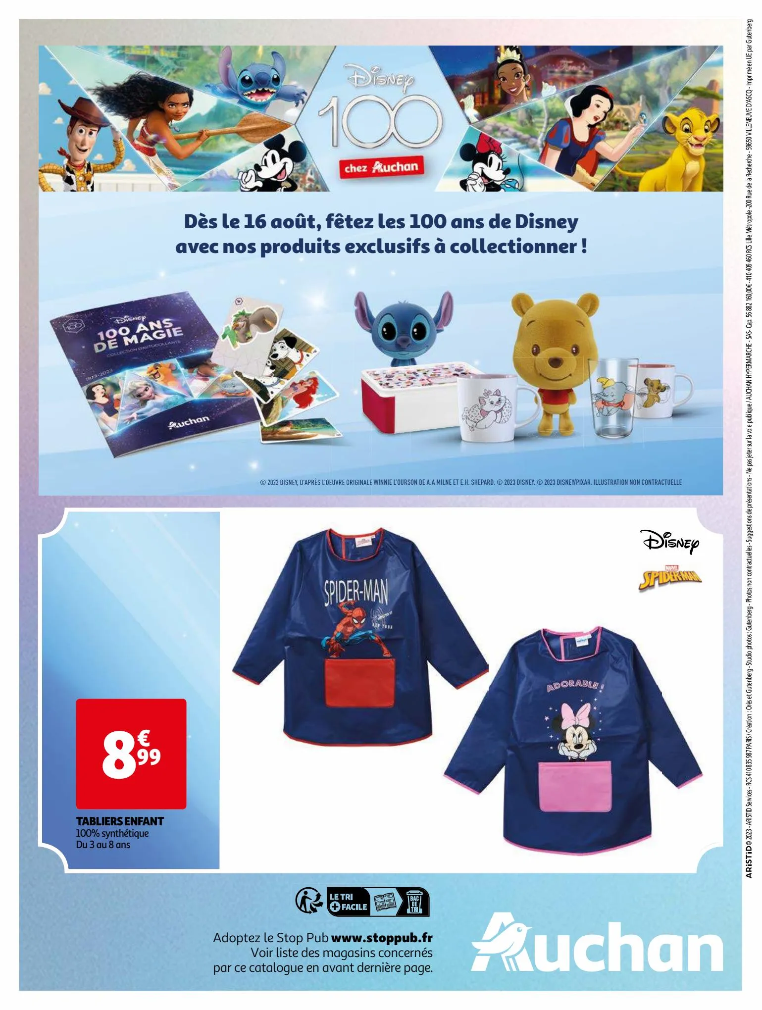 Catalogue Disney 100 chez Auchan., page 00012