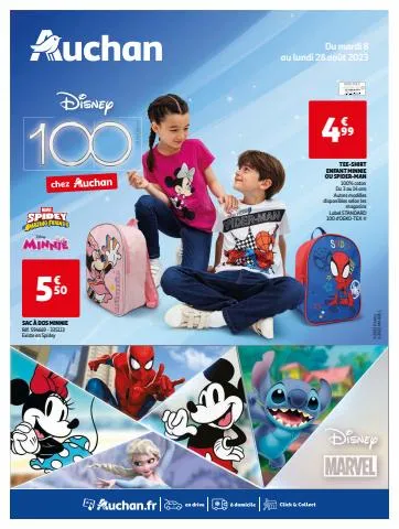 Disney 100 chez Auchan.