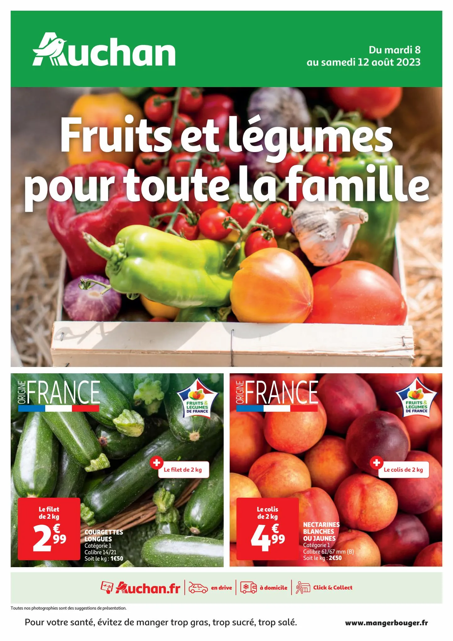 Catalogue Fruits et légumes pour toute la famille., page 00001