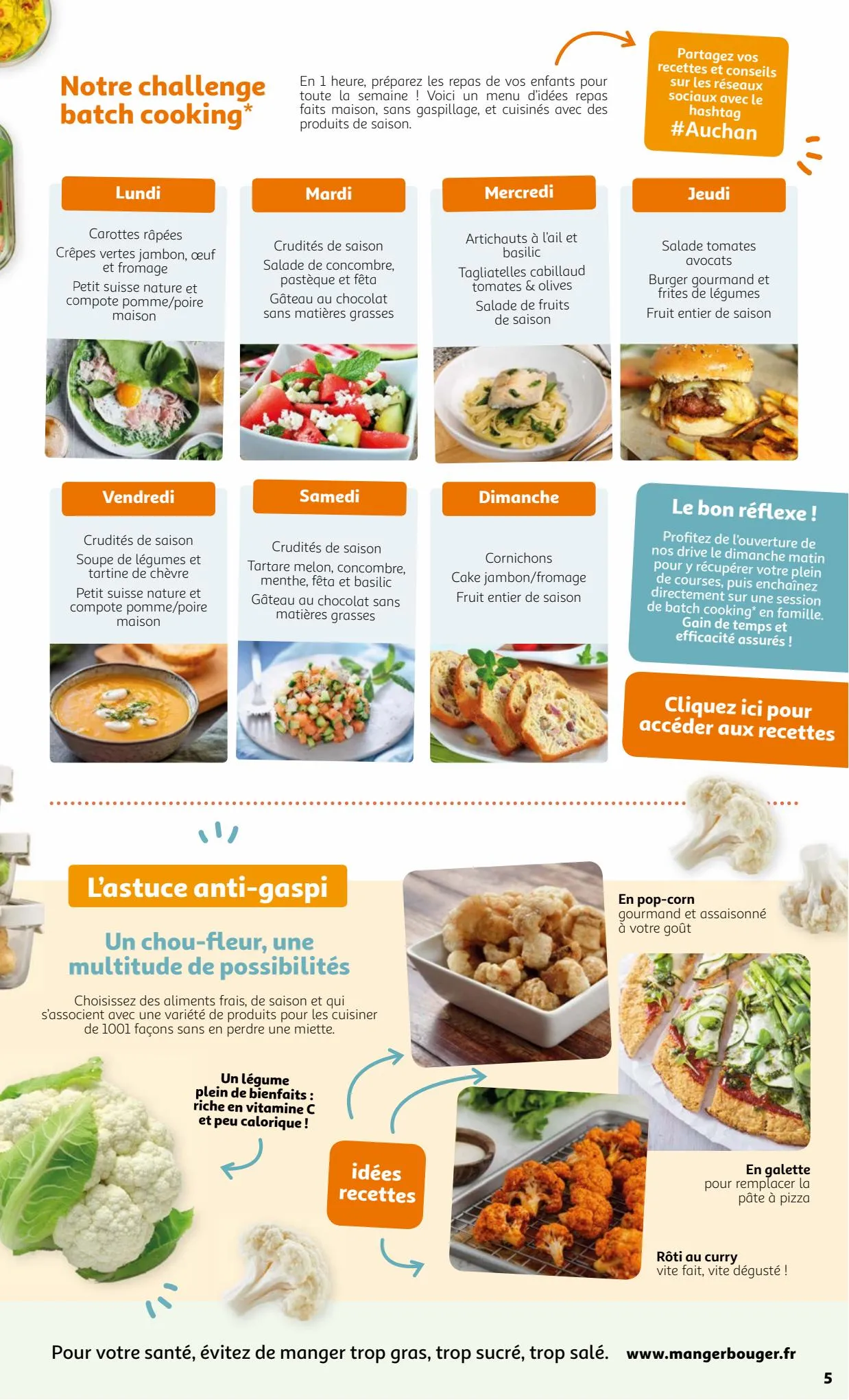 Catalogue Le bon réflexe : mangez bien, mangez sain !, page 00005