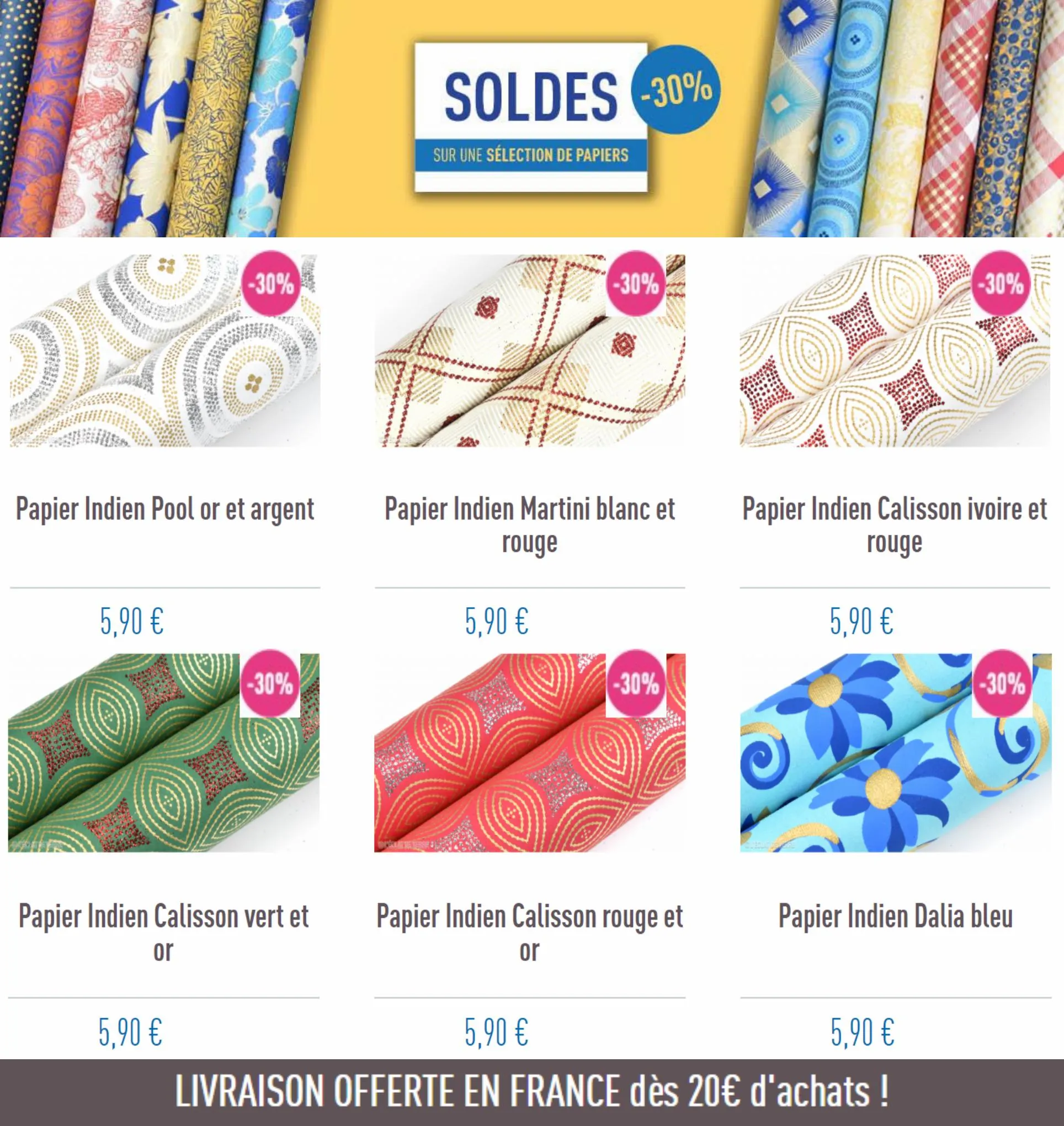 Catalogue Soldes Papiers, page 00003