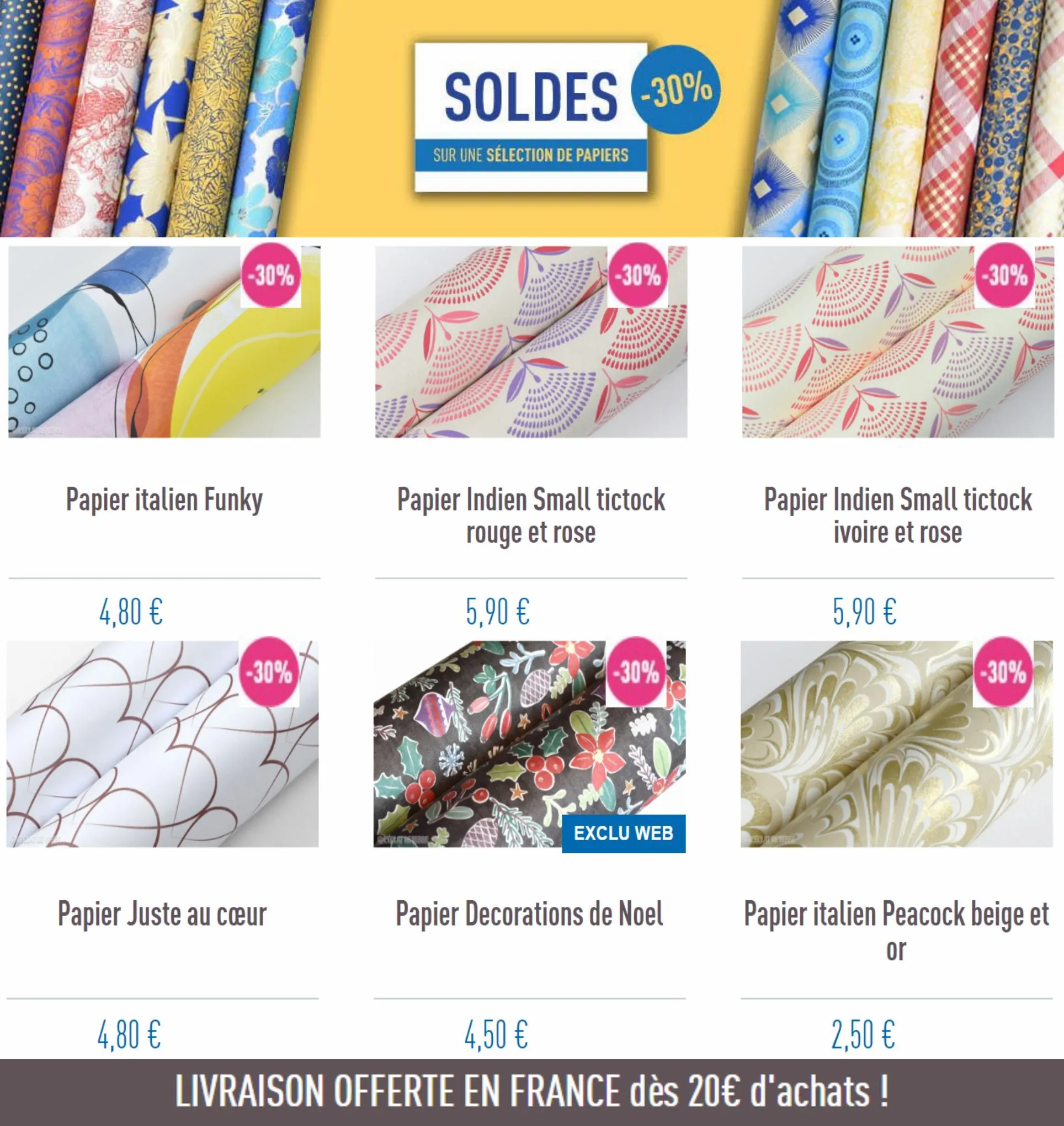 Catalogue Soldes Papiers, page 00009