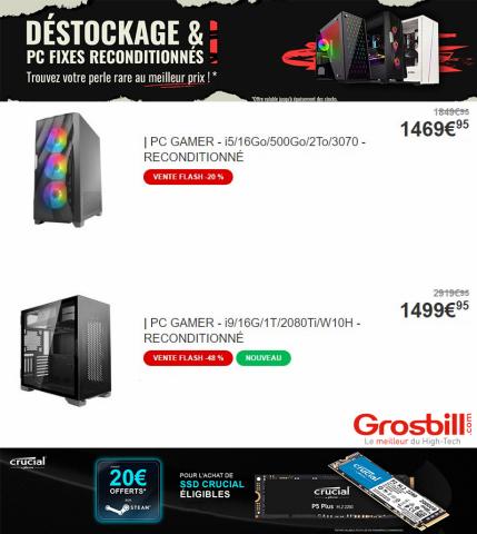 Catalogue Grosbill | Offres spéciales | 26/07/2022 - 29/07/2022