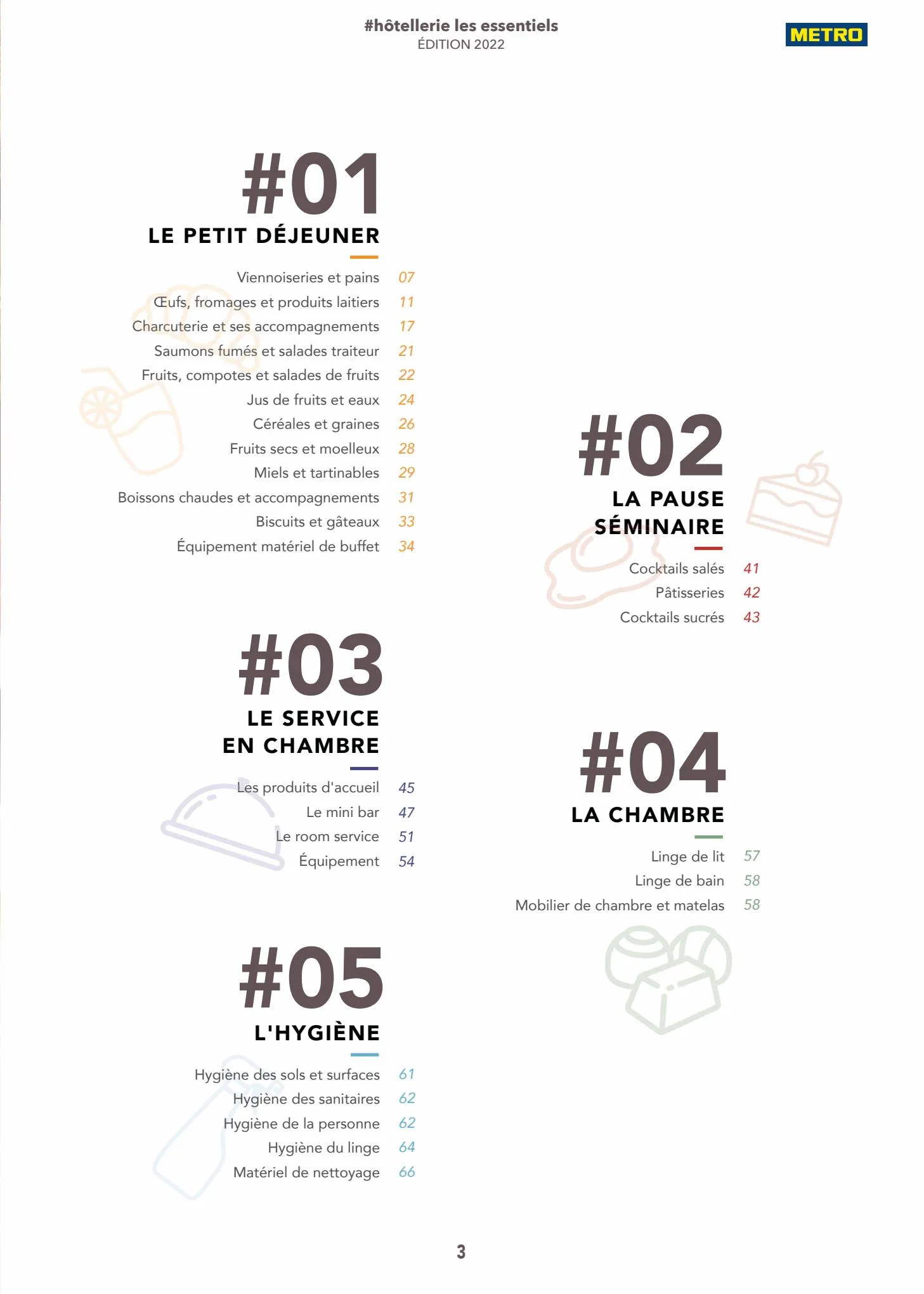 Catalogue #hôtellerie - Les essentiels, page 00003