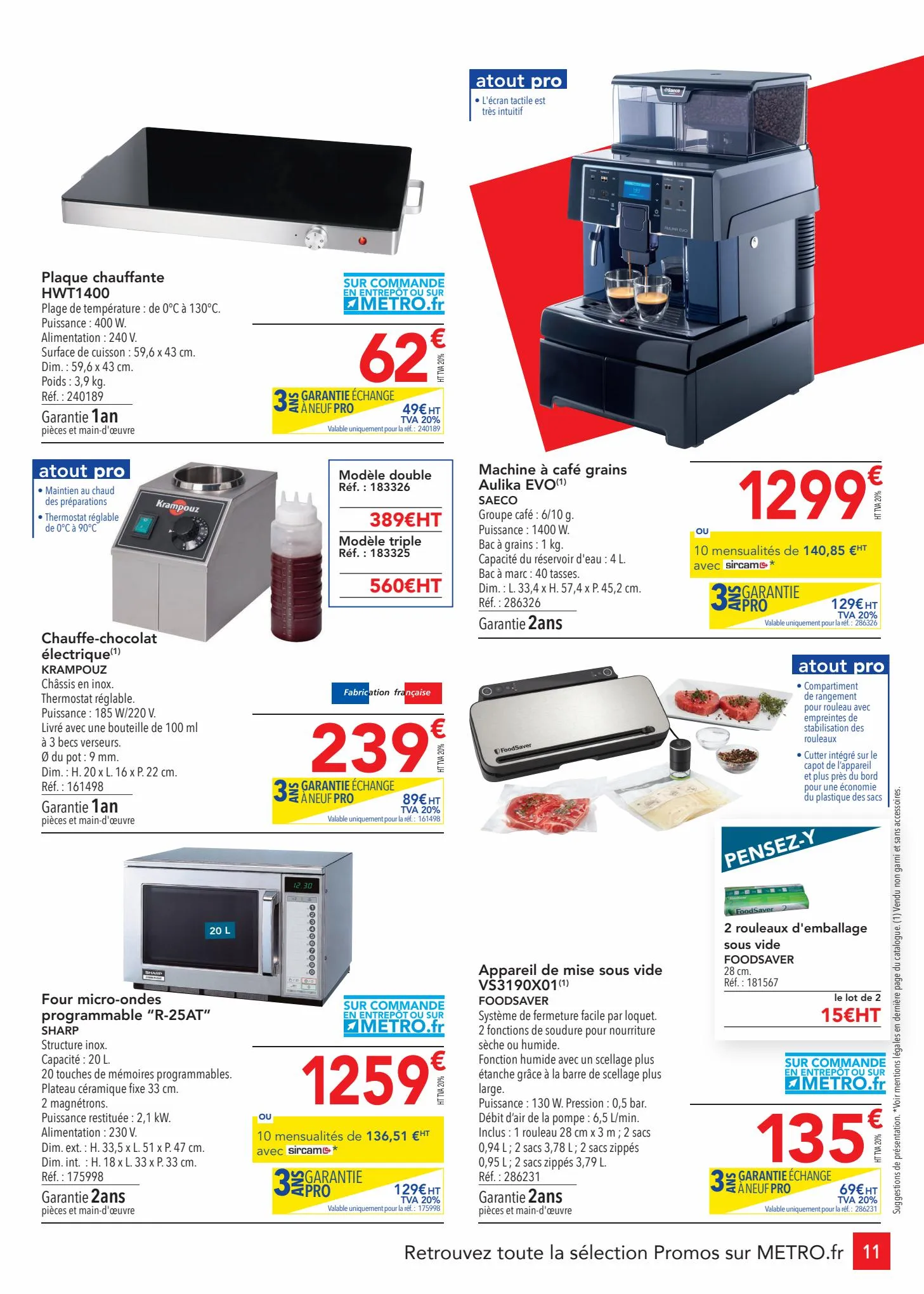 Catalogue #sélectionpro Equipement, page 00011