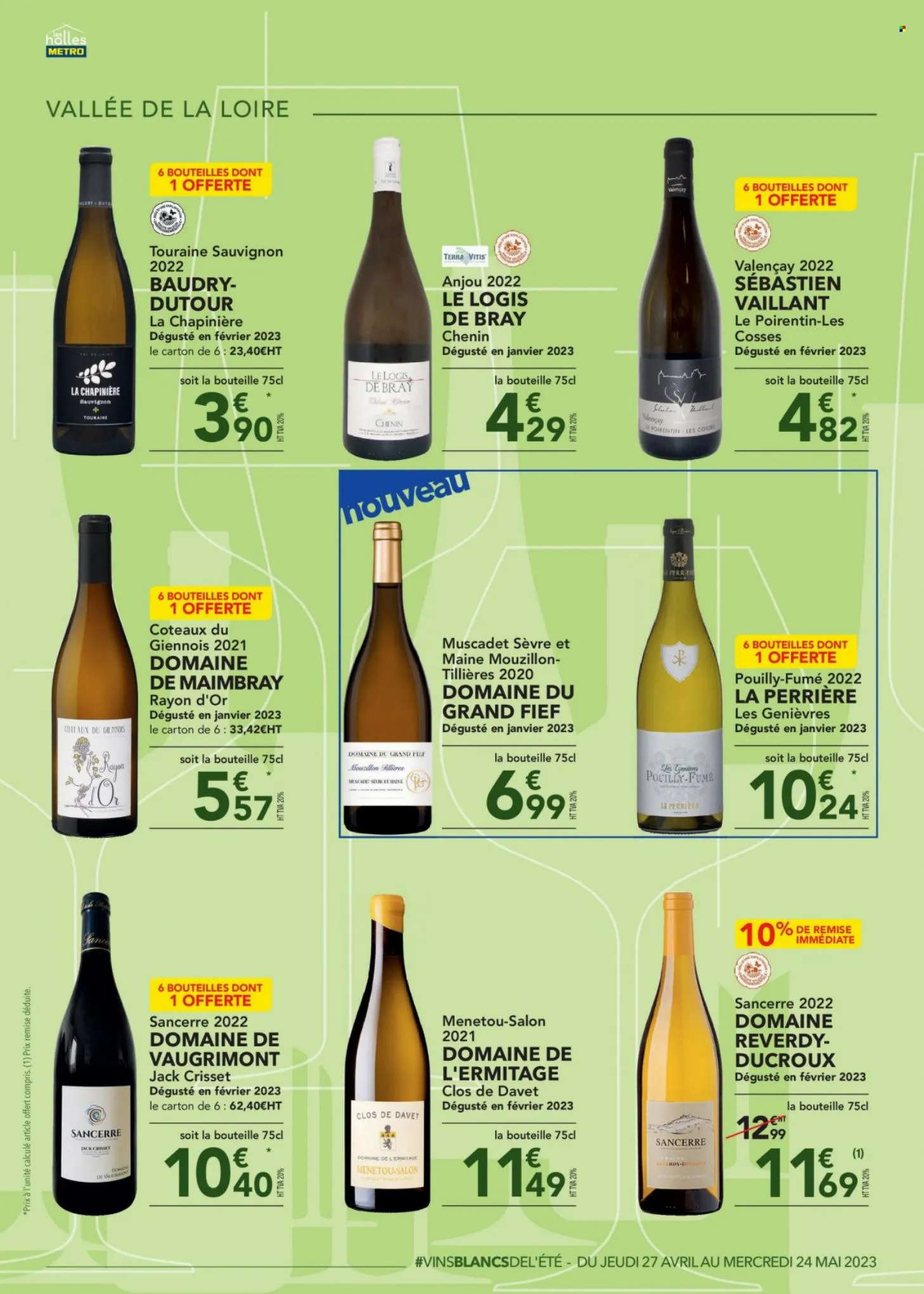 Catalogue  Catalogue Metro - Vins Blancs, page 00002
