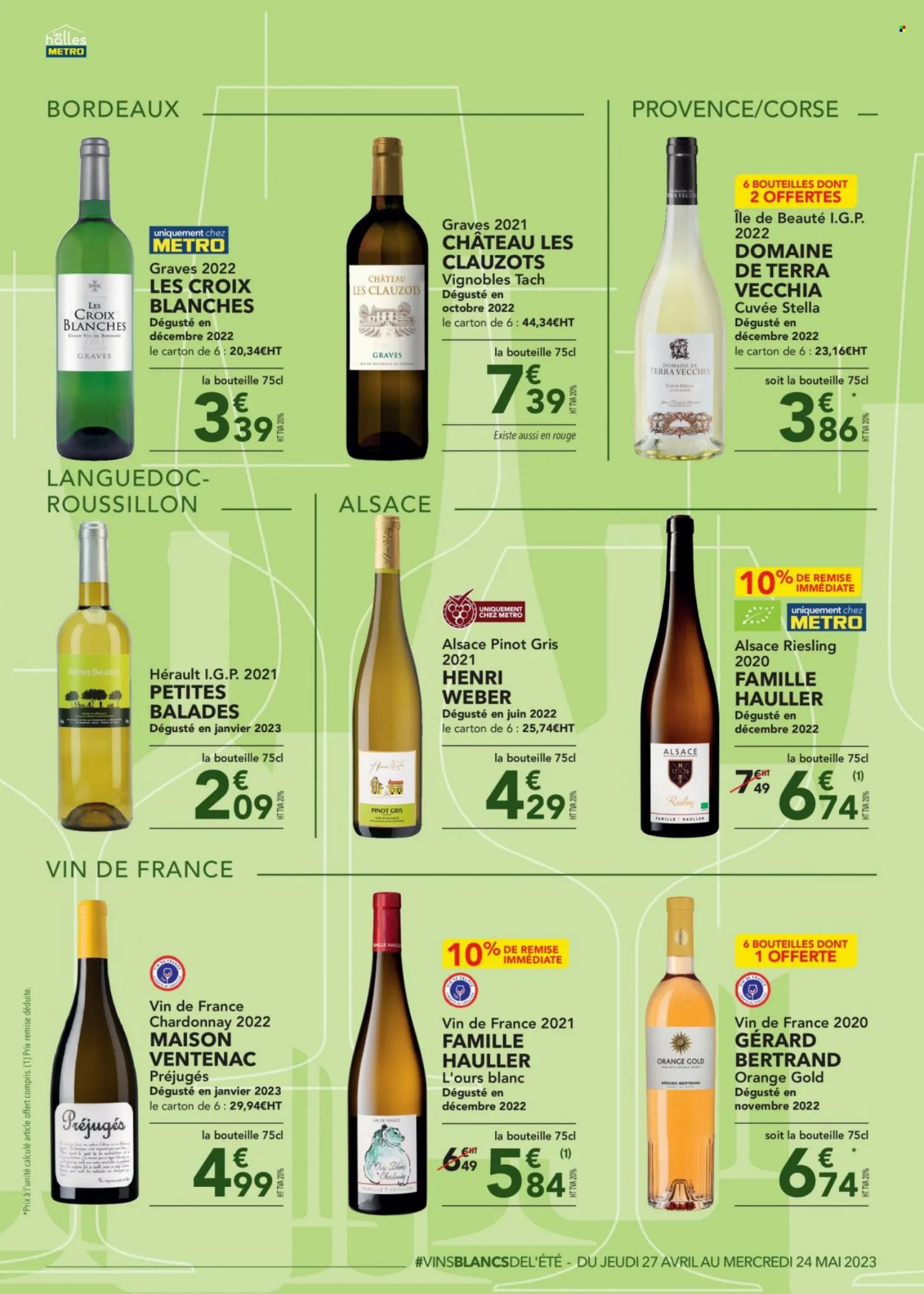 Catalogue  Catalogue Metro - Vins Blancs, page 00004