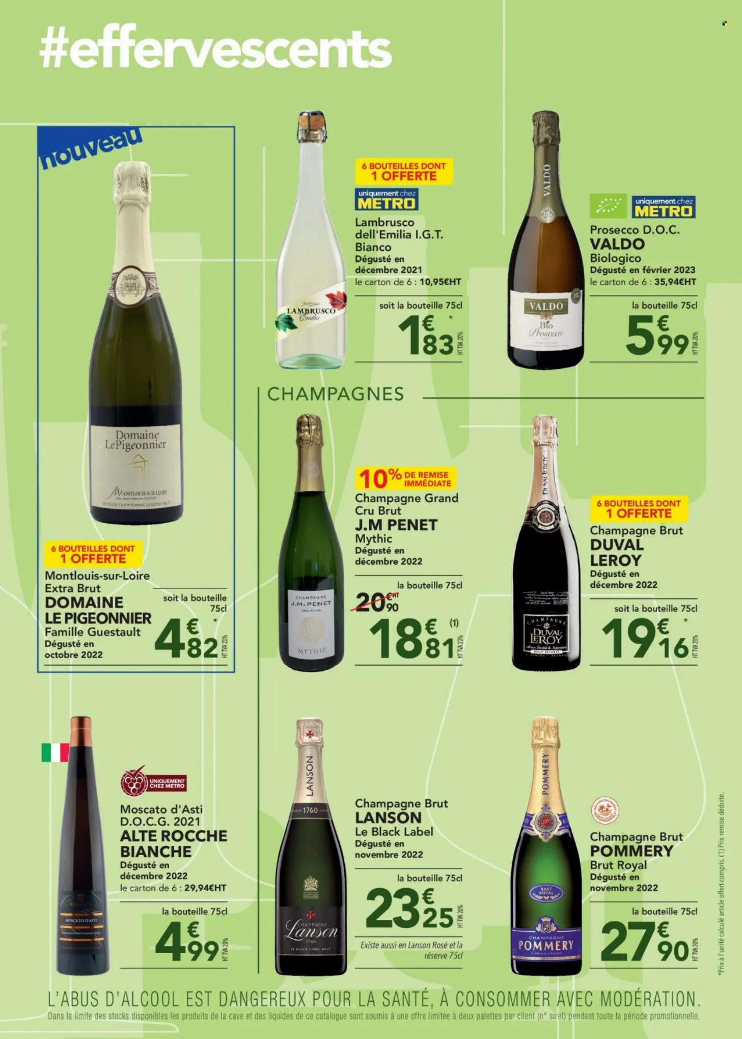 Catalogue  Catalogue Metro - Vins Blancs, page 00007