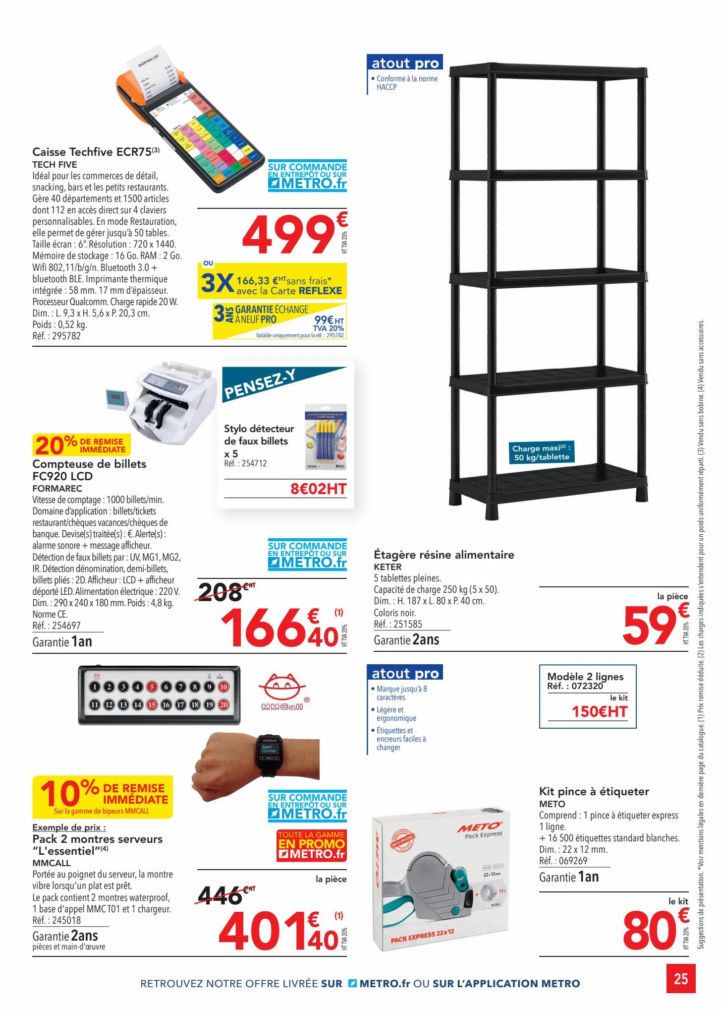 Catalogue Metro Sélectionpro Equipement, page 00025