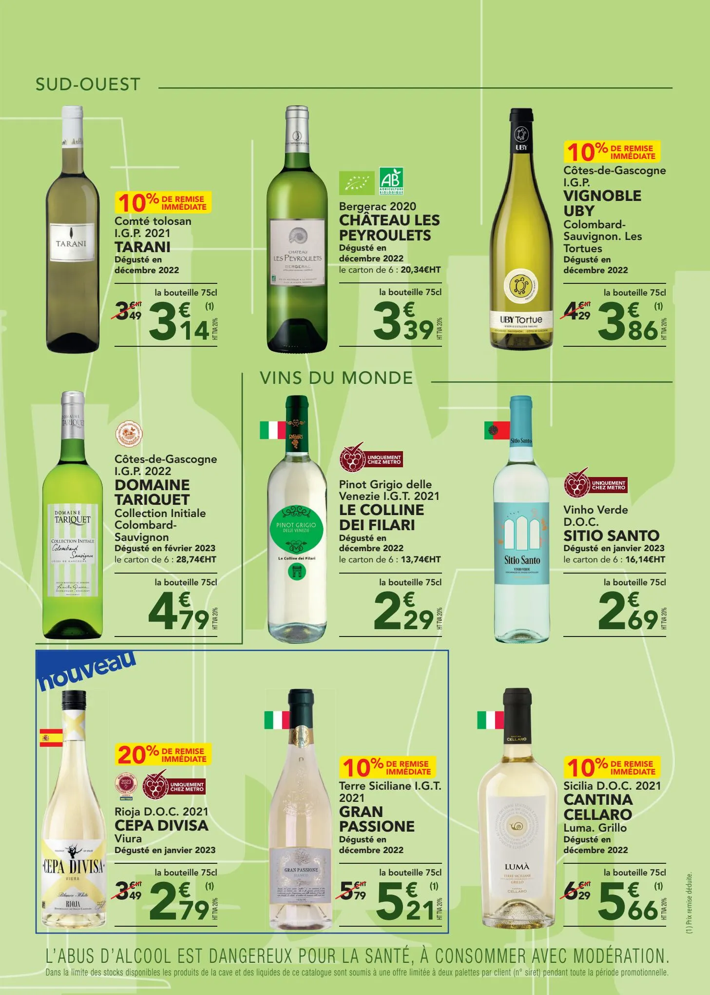Catalogue Metro Vins blancs, page 00005