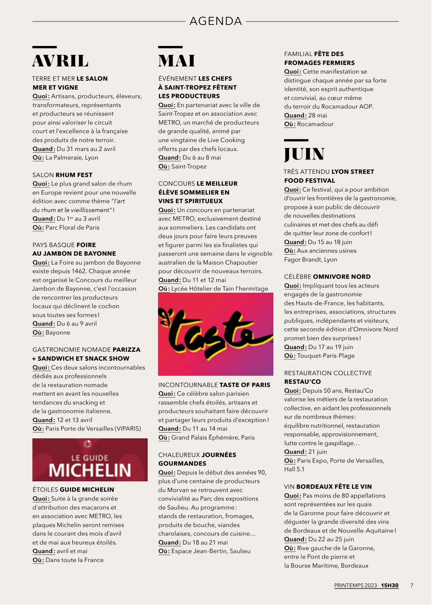 Catalogue Metro Magazine 15h30 N°5, page 00007