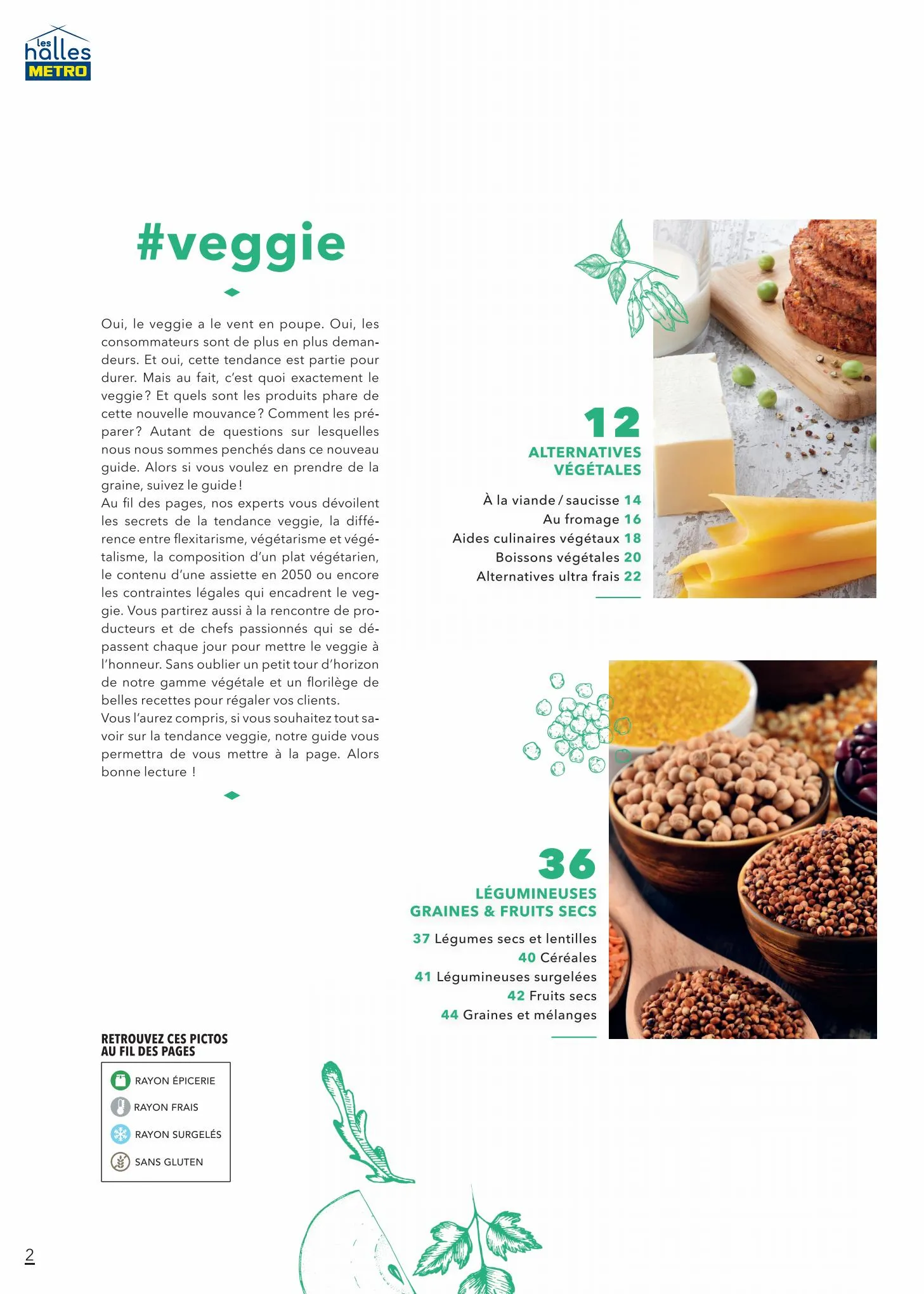 Catalogue Metro GUIDE TENDANCE VEGGIE, page 00002