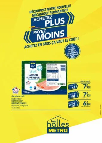 Achetez plus, payez Moins