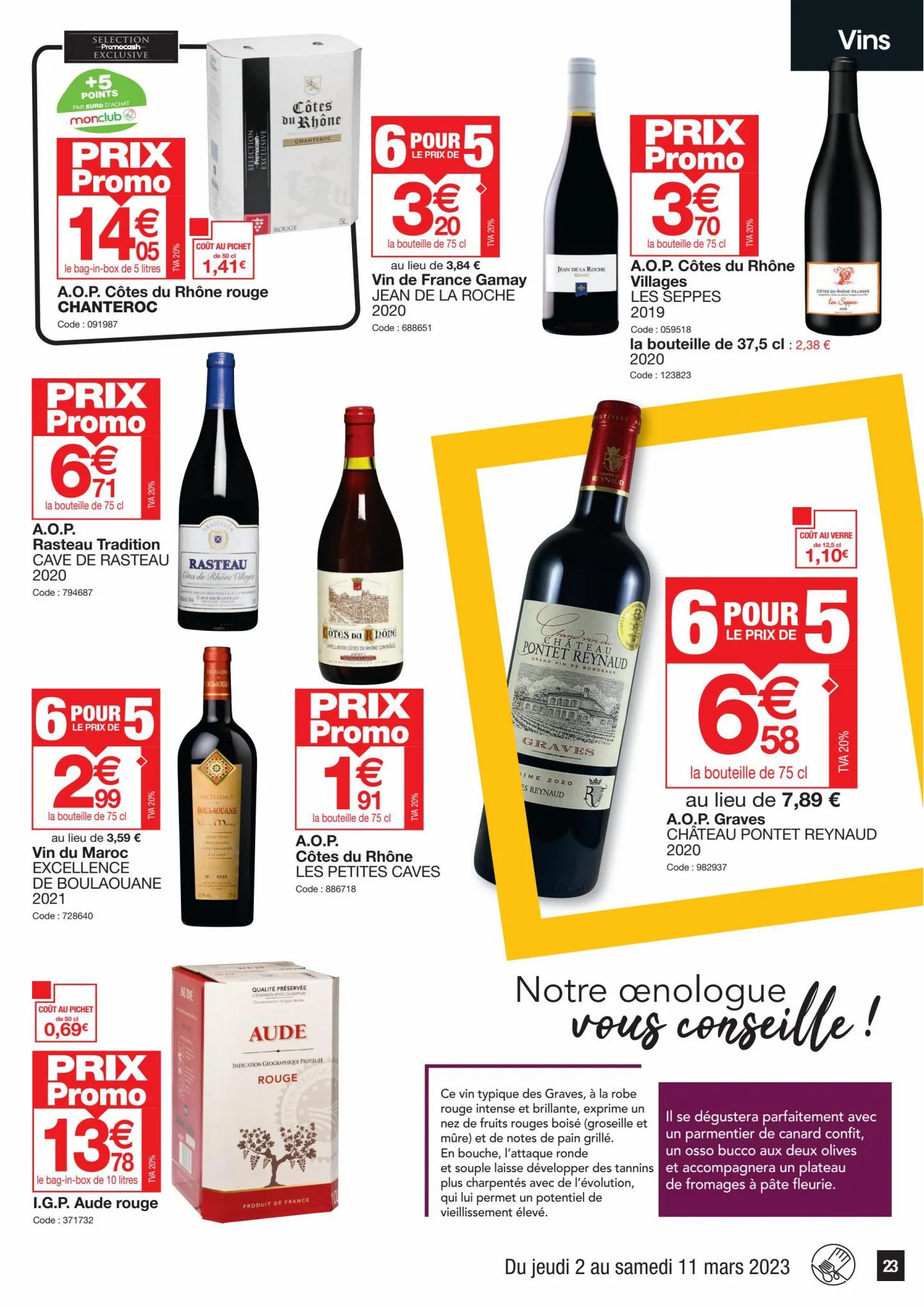 Catalogue VOS PROMOS DU 2 AU 11 MARS 2023, page 00023