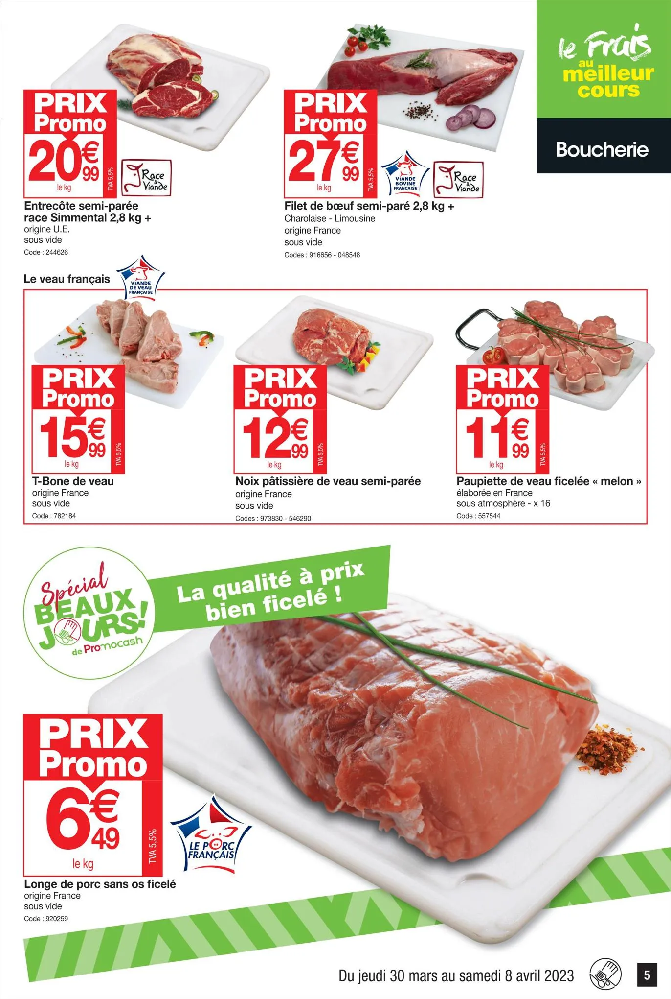 Catalogue VOS PROMOS BEAUX JOURS, page 00005