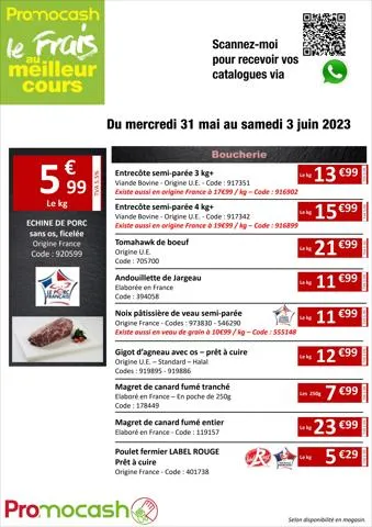 Catalogue Promocash à Bordeaux | Catalogue Promocash | 30/05/2023 - 03/06/2023