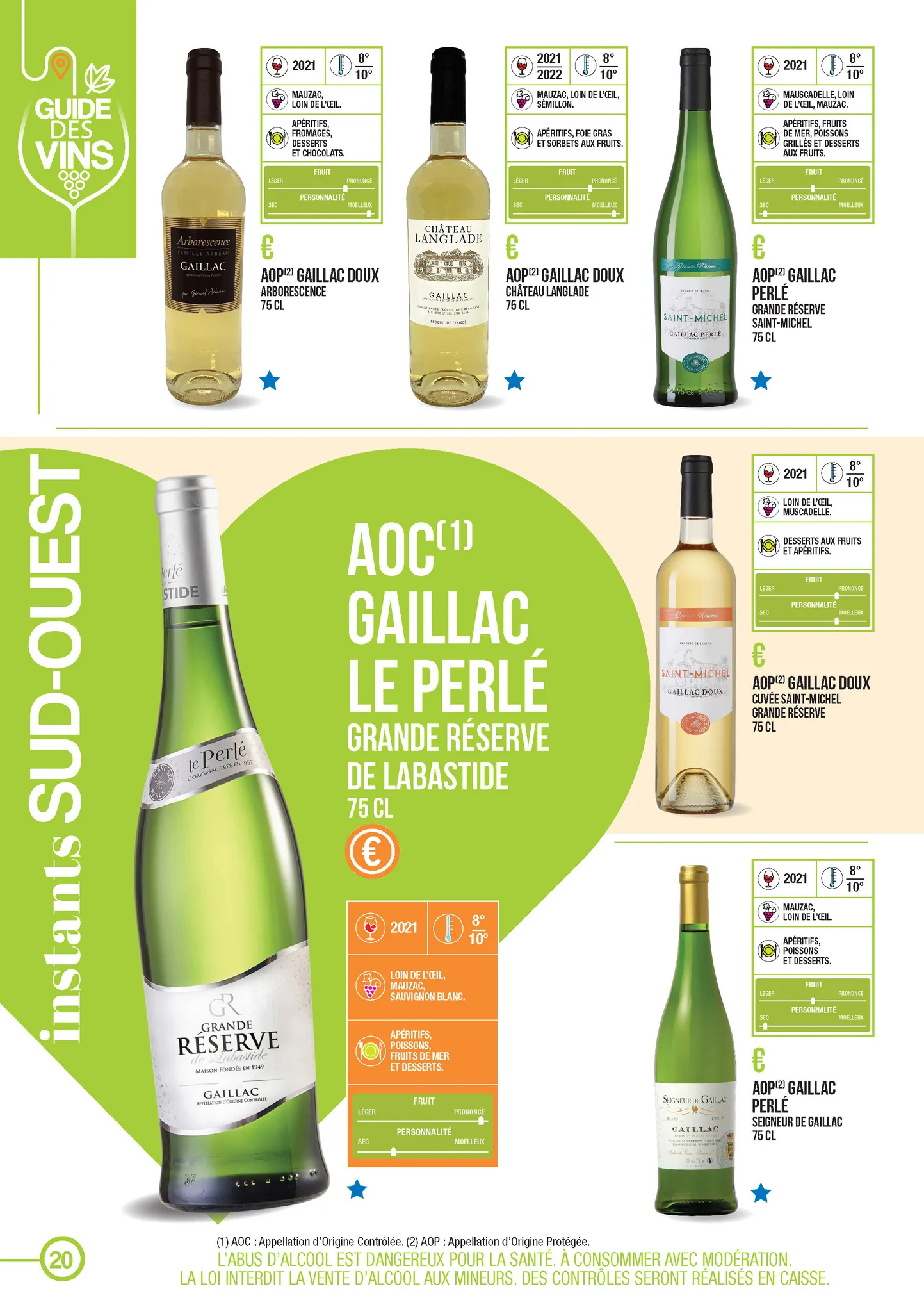 Catalogue Guide des vins, page 00020