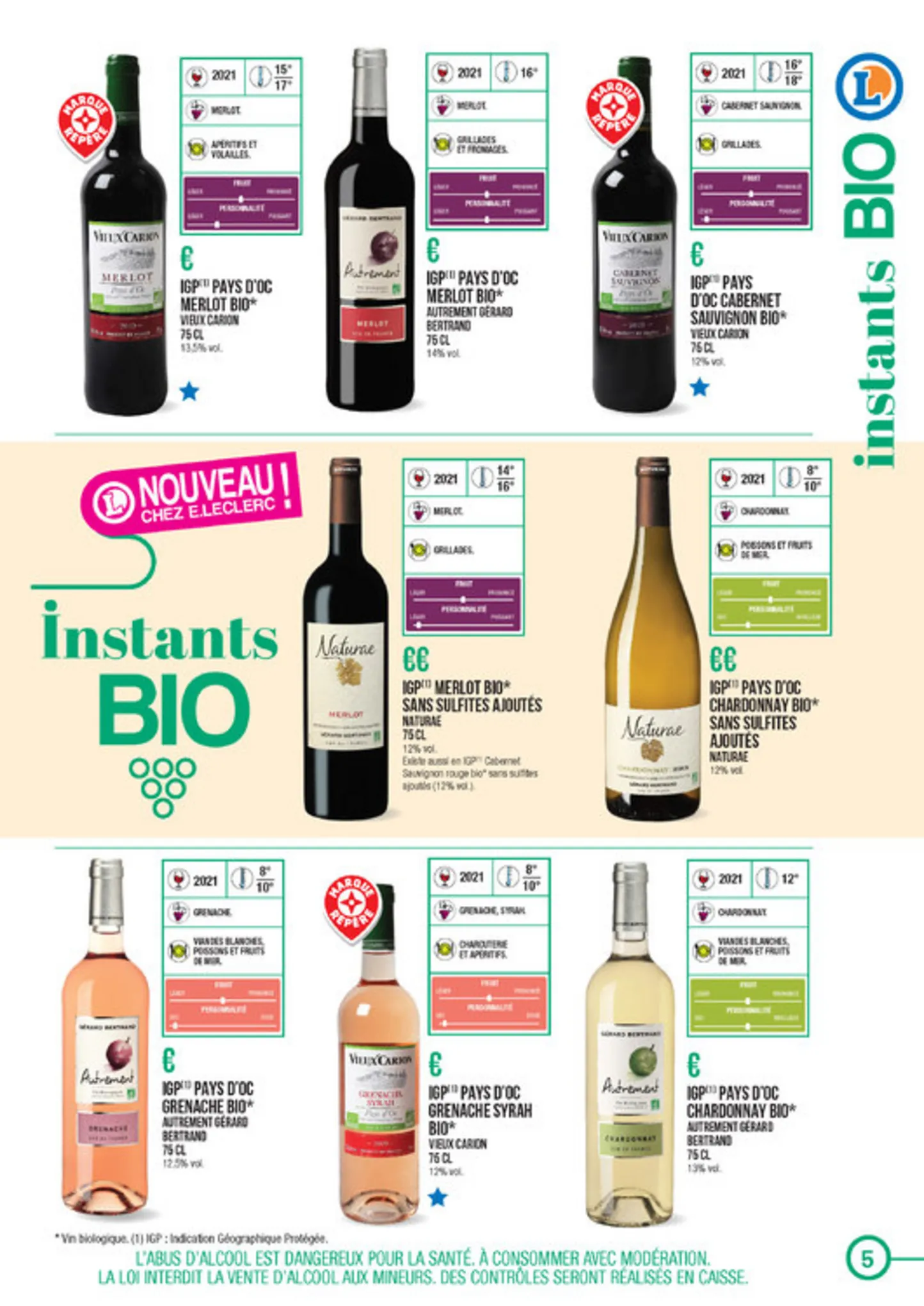 Catalogue Guide des vins, page 00005
