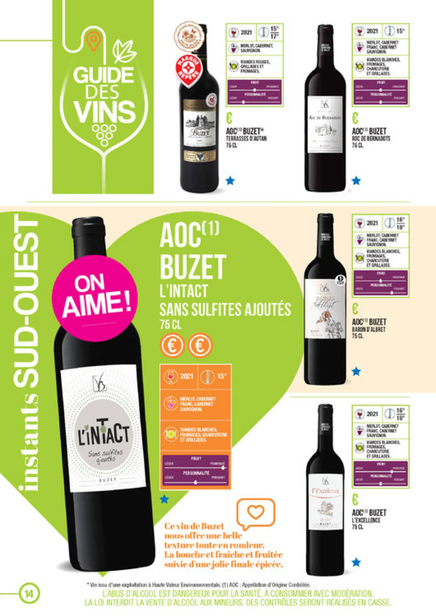 Catalogue Guide des vins, page 00014