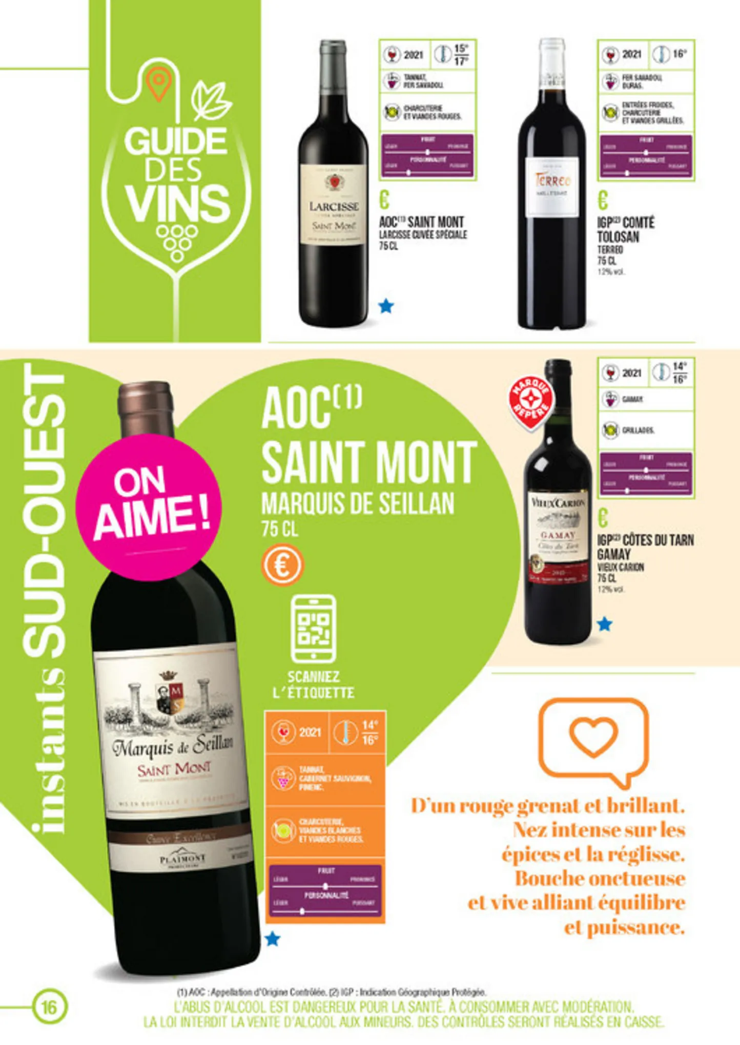 Catalogue Guide des vins, page 00016