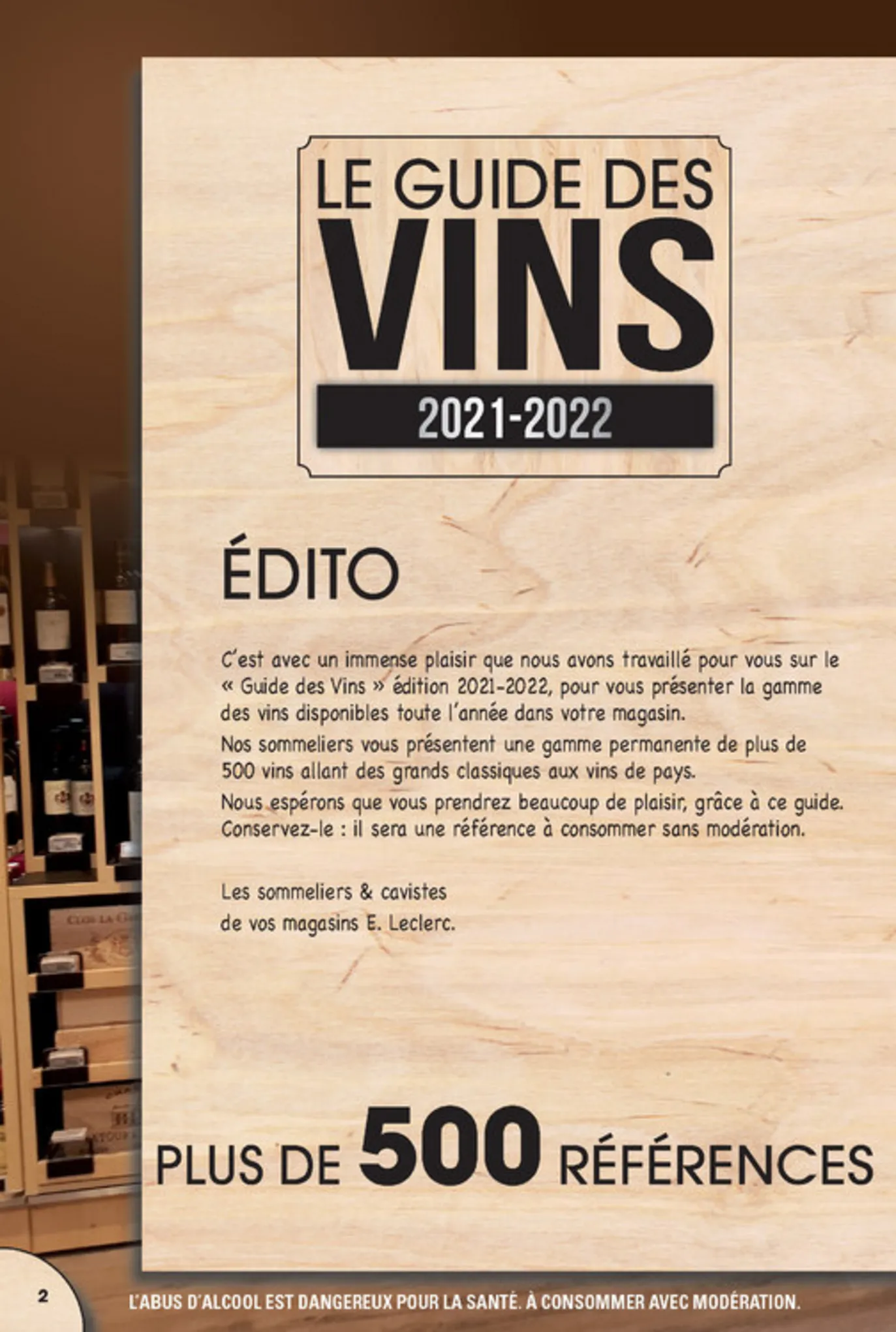 Catalogue LE GUIDE DES VINS 2021-2022, page 00002