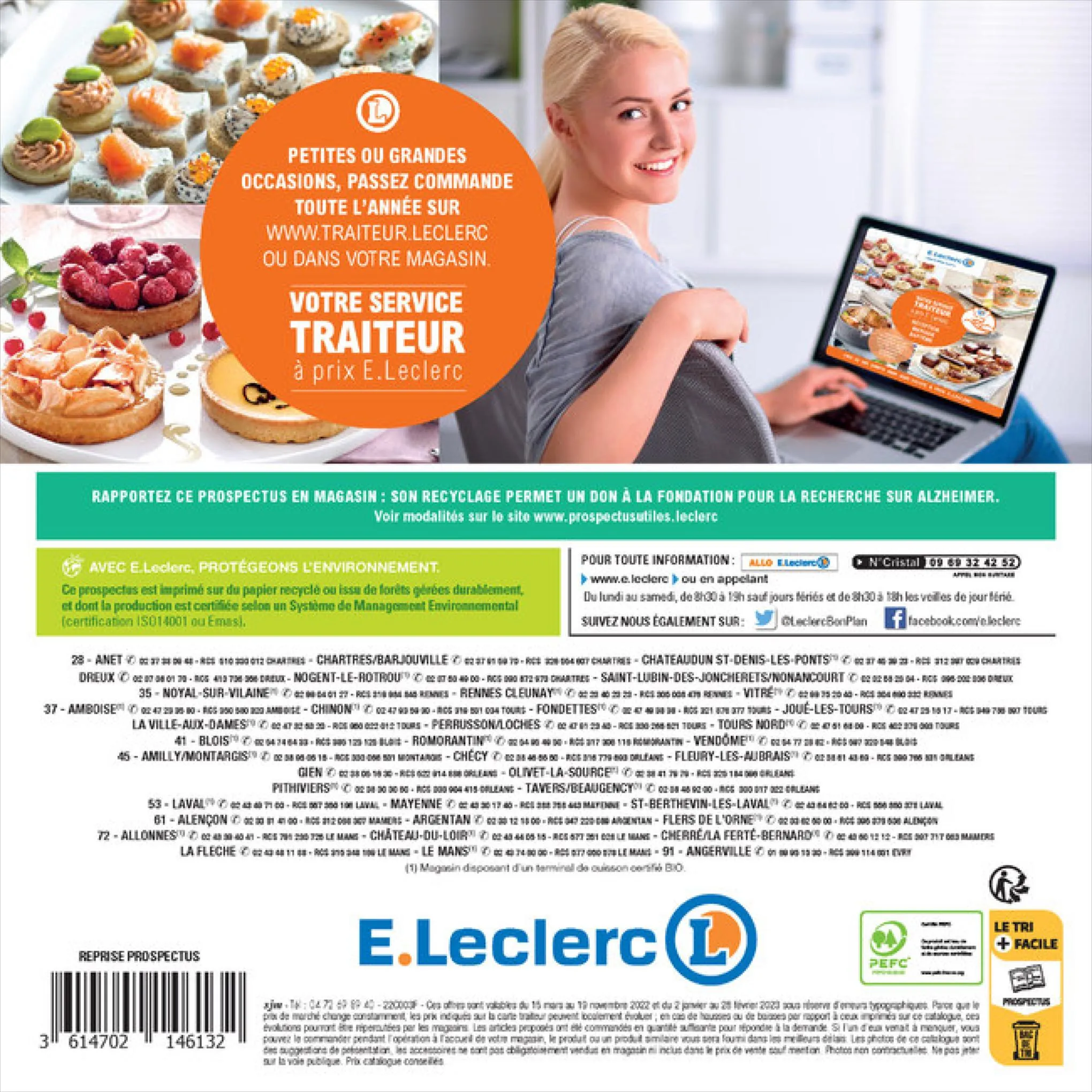 Catalogue VOTRE SERVICE TRAITEUR à prix E. Leclerc, page 00068