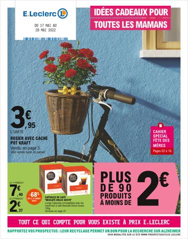 Promos de Hyper-Supermarchés à Nice | Idées cadeaux pour toutes les mamans sur E.Leclerc | 17/05/2022 - 28/05/2022
