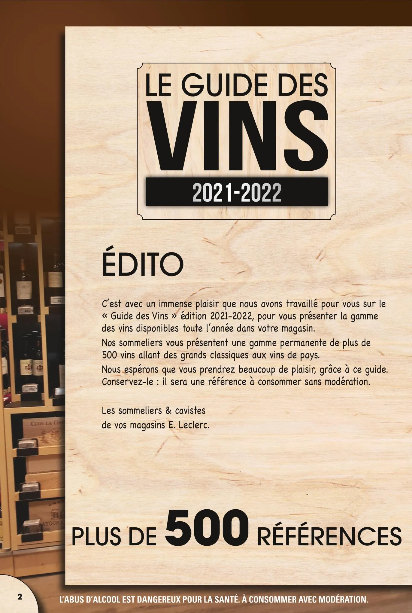Catalogue Le guide des vins, page 00002