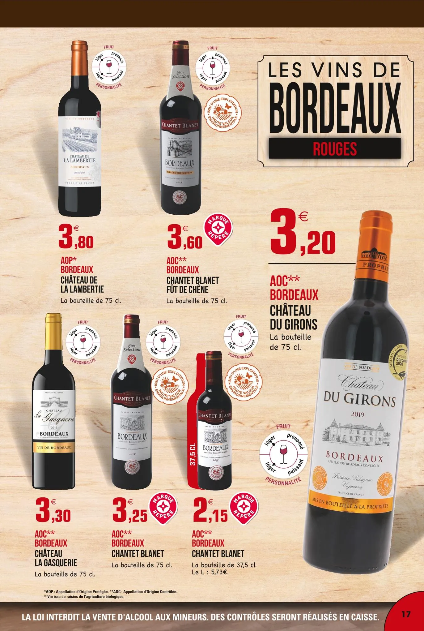 Catalogue Le guide des vins, page 00017