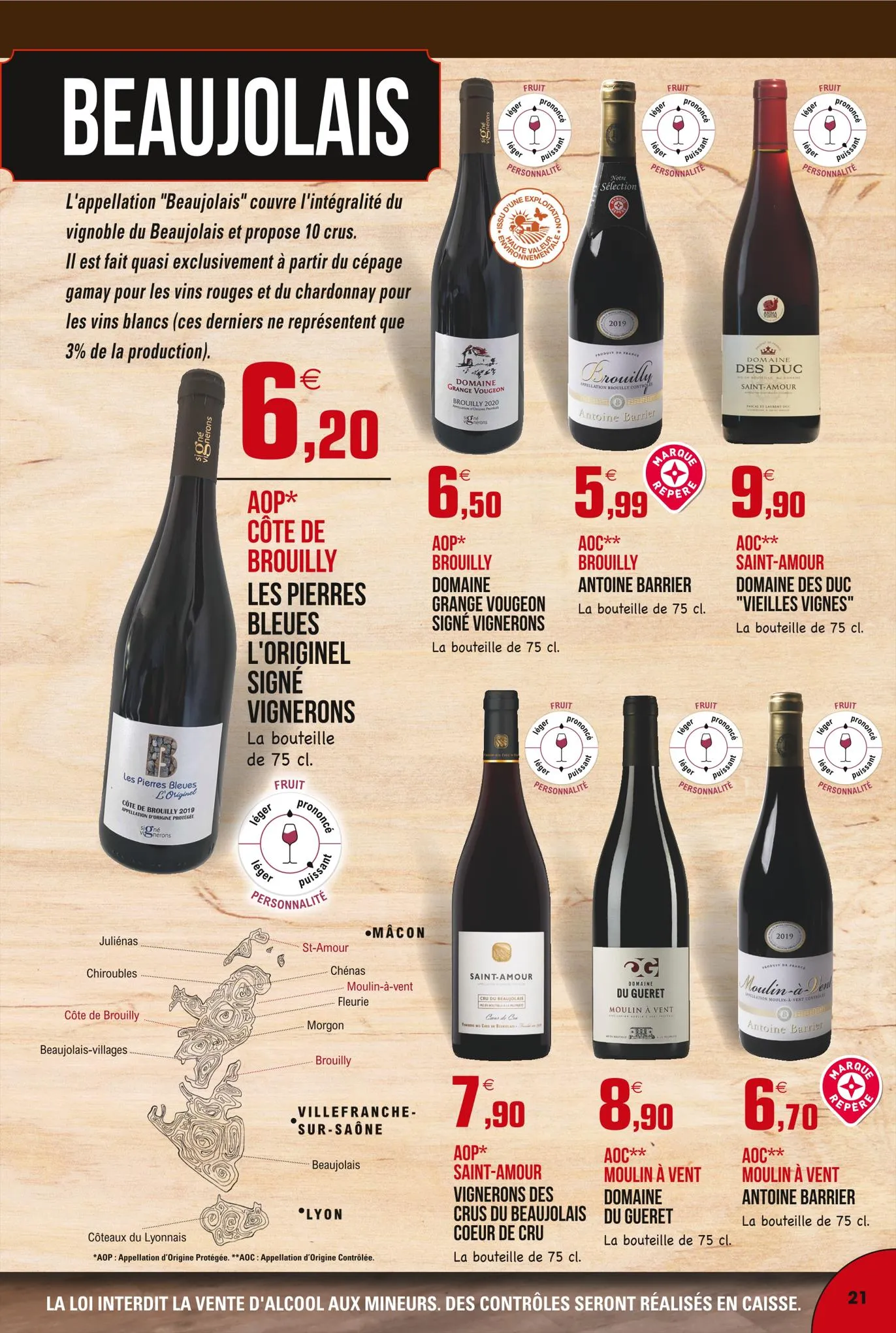 Catalogue Le guide des vins, page 00021