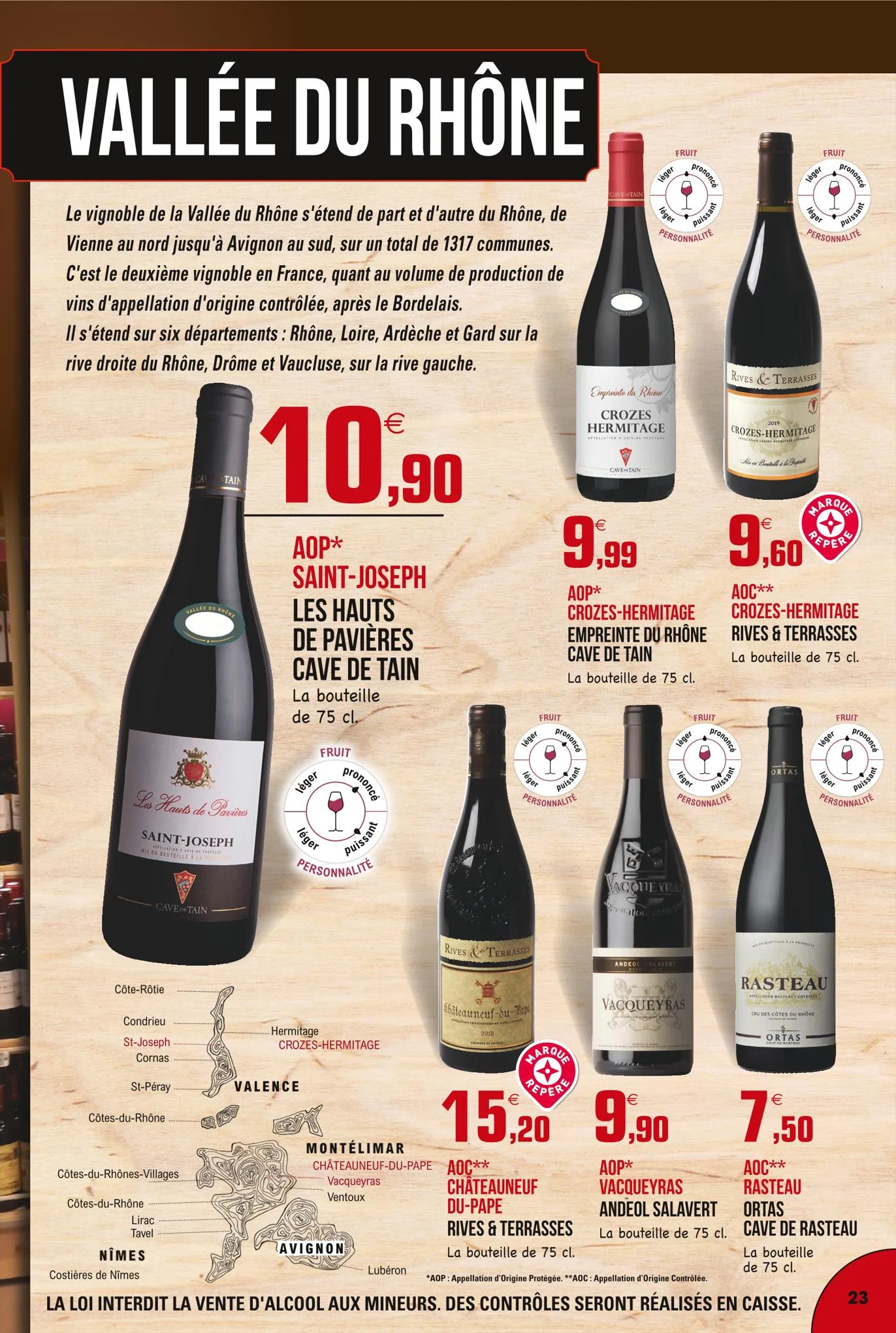 Catalogue Le guide des vins, page 00023