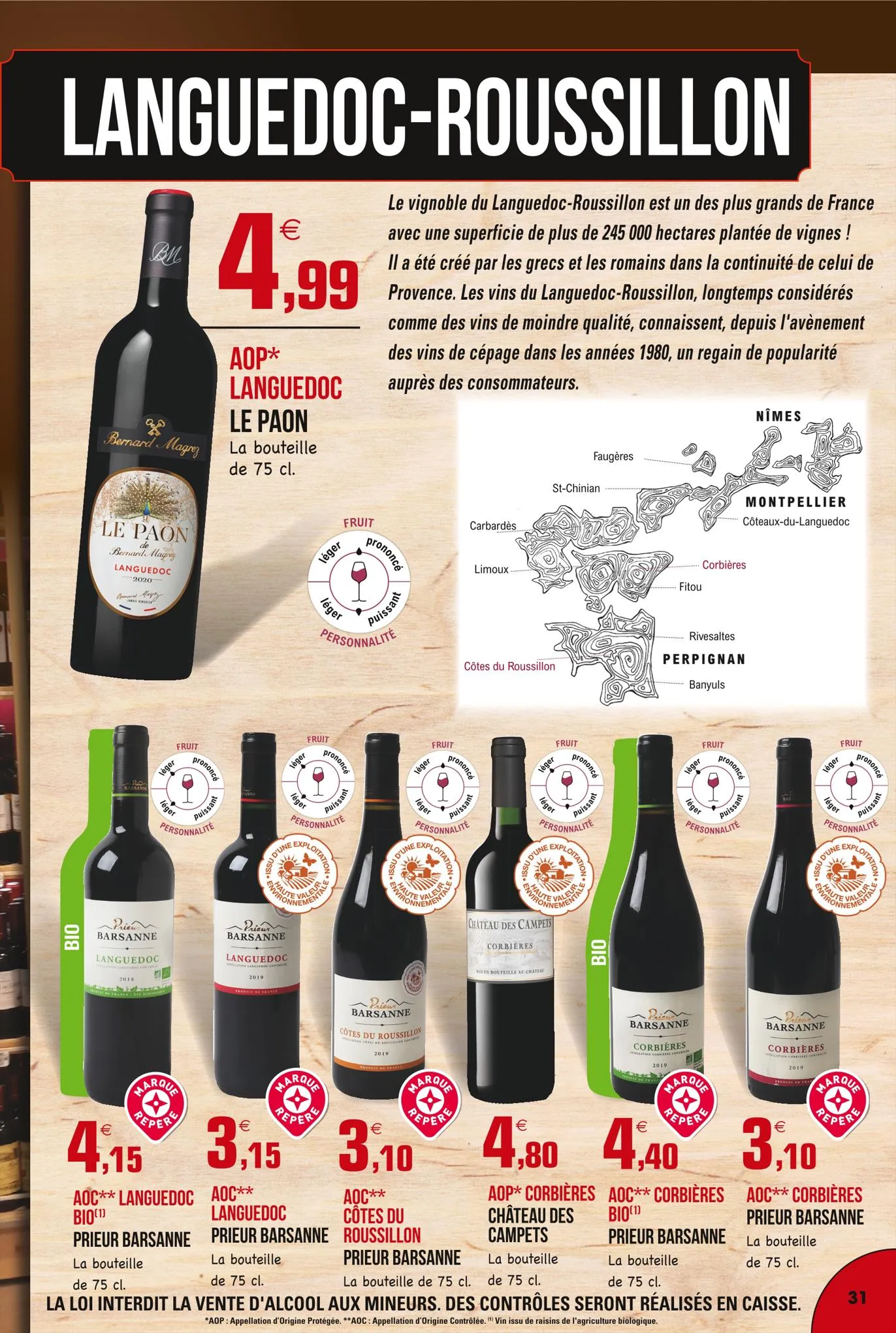 Catalogue Le guide des vins, page 00031