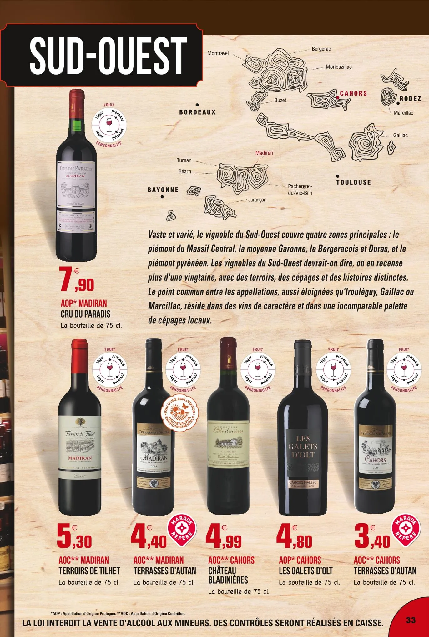 Catalogue Le guide des vins, page 00033