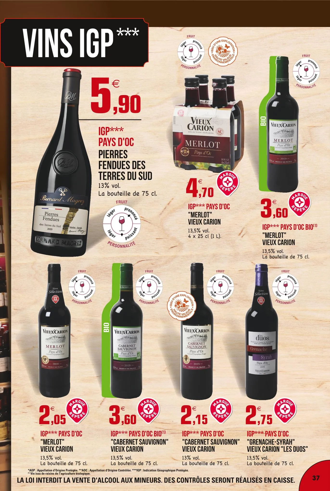 Catalogue Le guide des vins, page 00037
