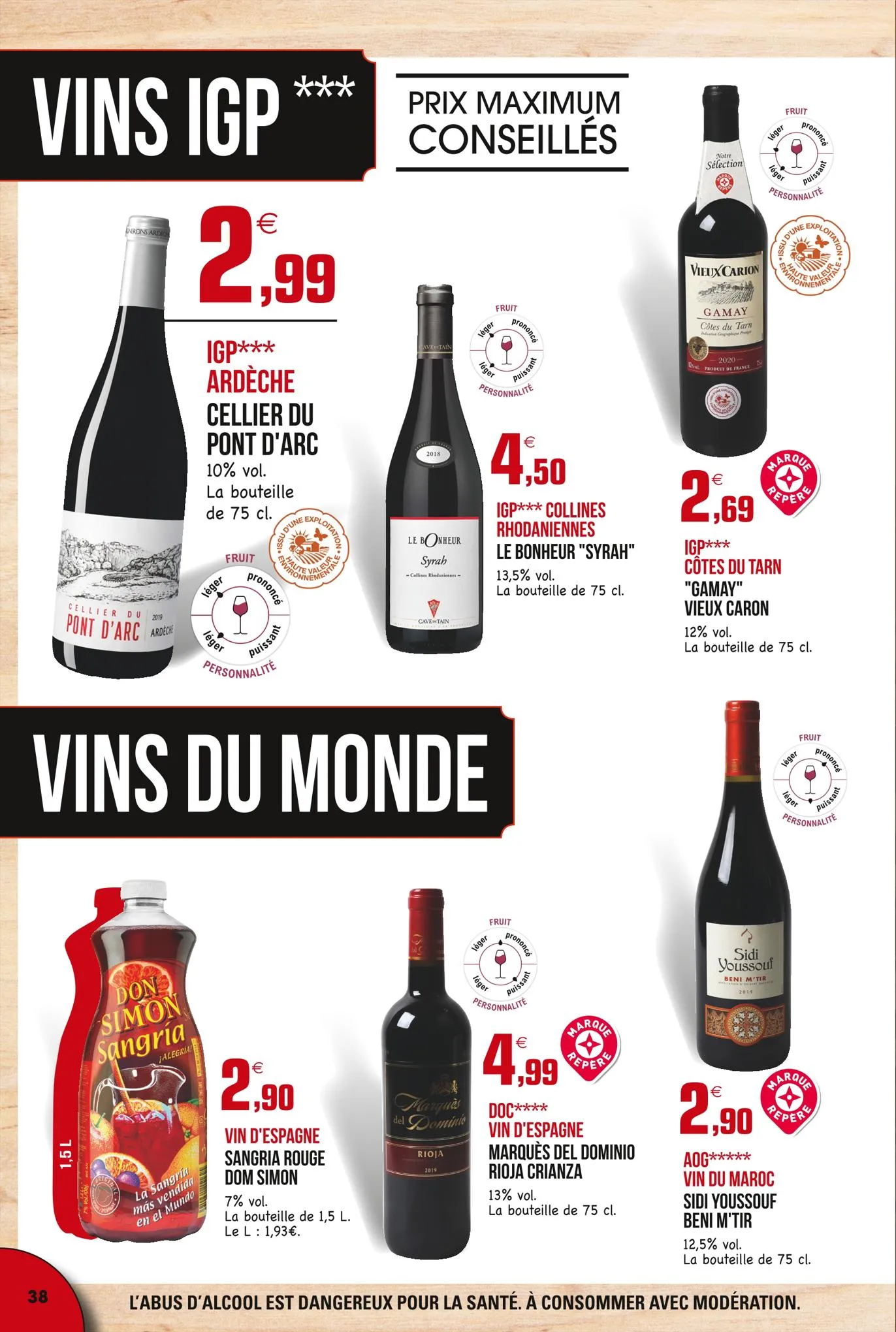 Catalogue Le guide des vins, page 00038