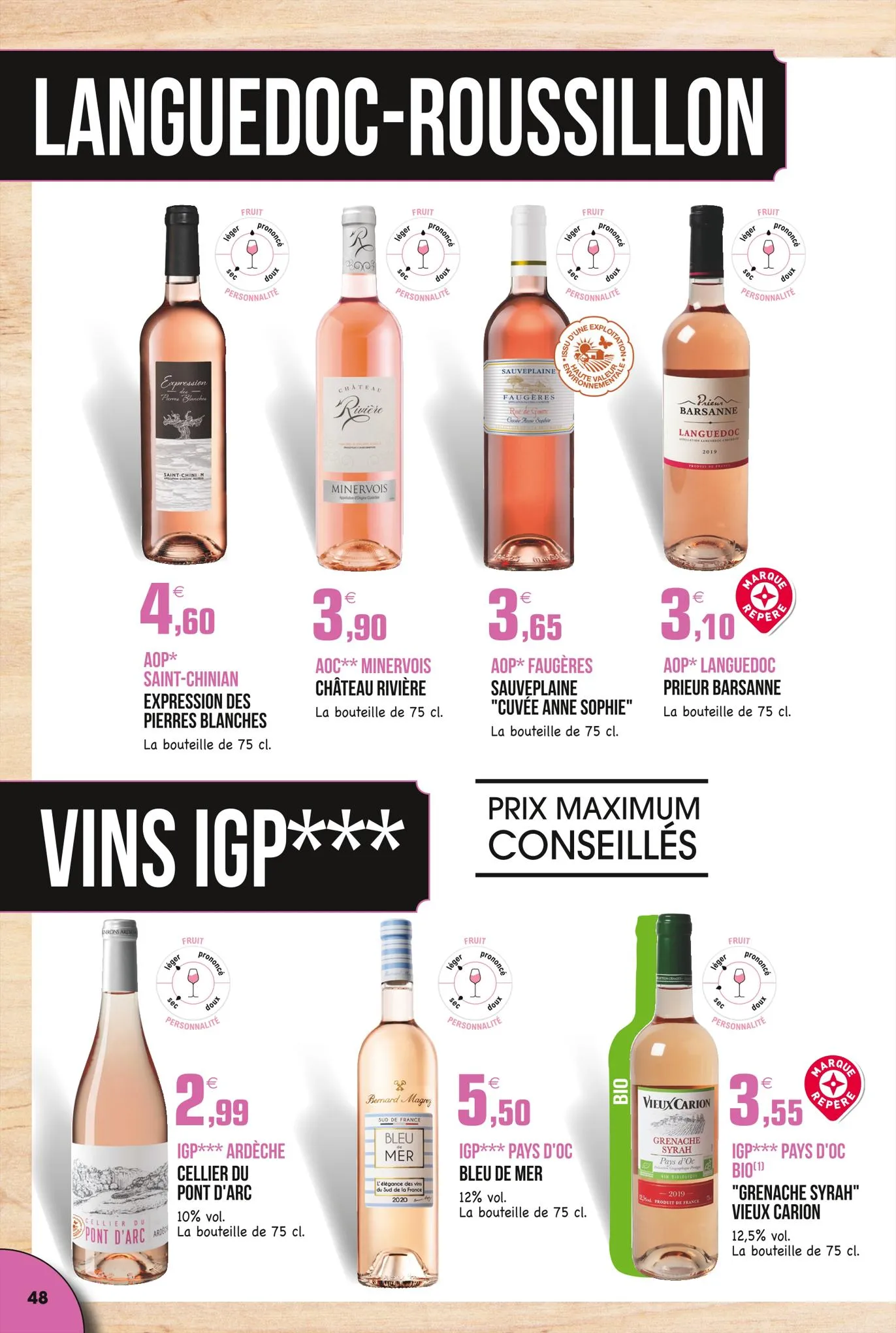 Catalogue Le guide des vins, page 00048
