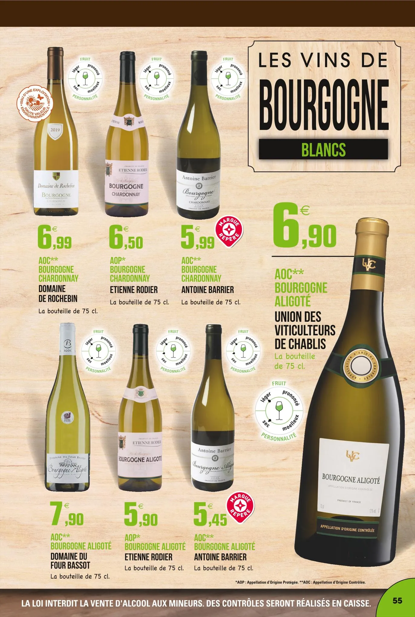 Catalogue Le guide des vins, page 00055