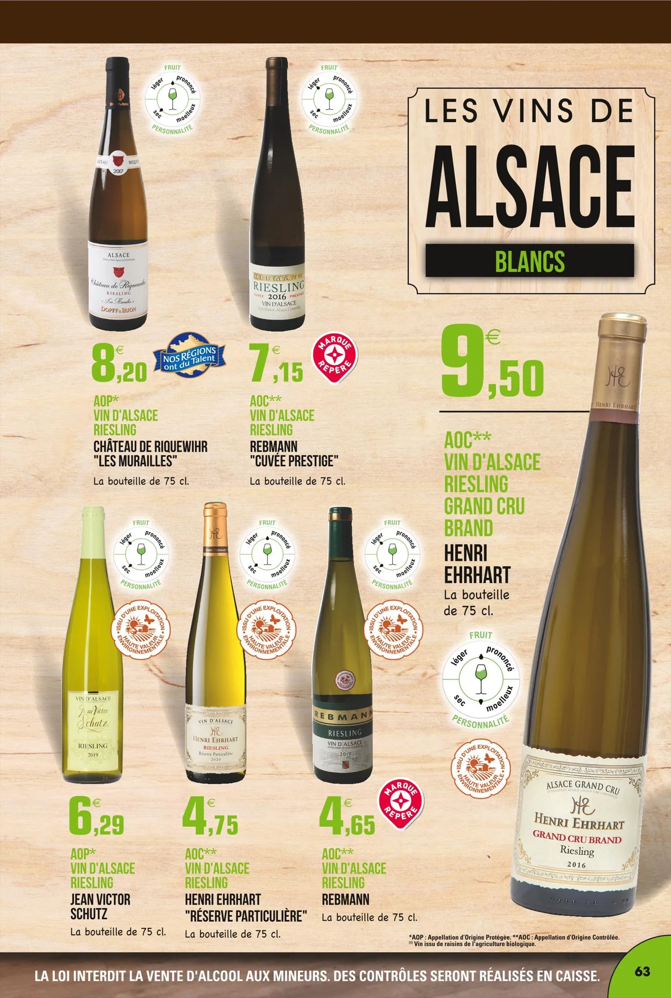 Catalogue Le guide des vins, page 00063