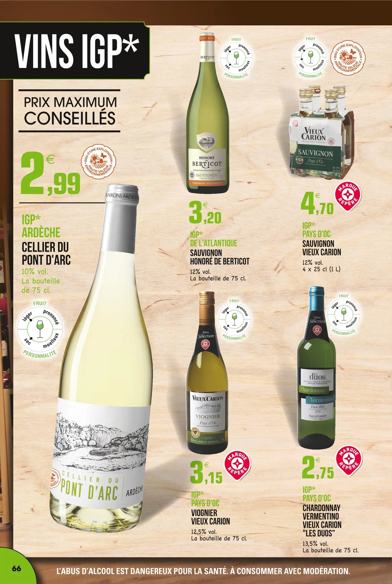 Catalogue Le guide des vins, page 00066
