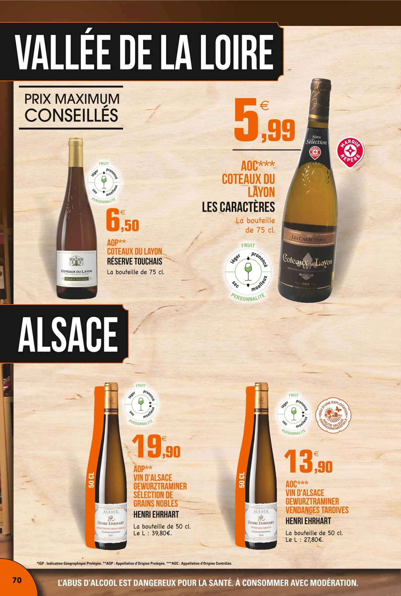 Catalogue Le guide des vins, page 00070