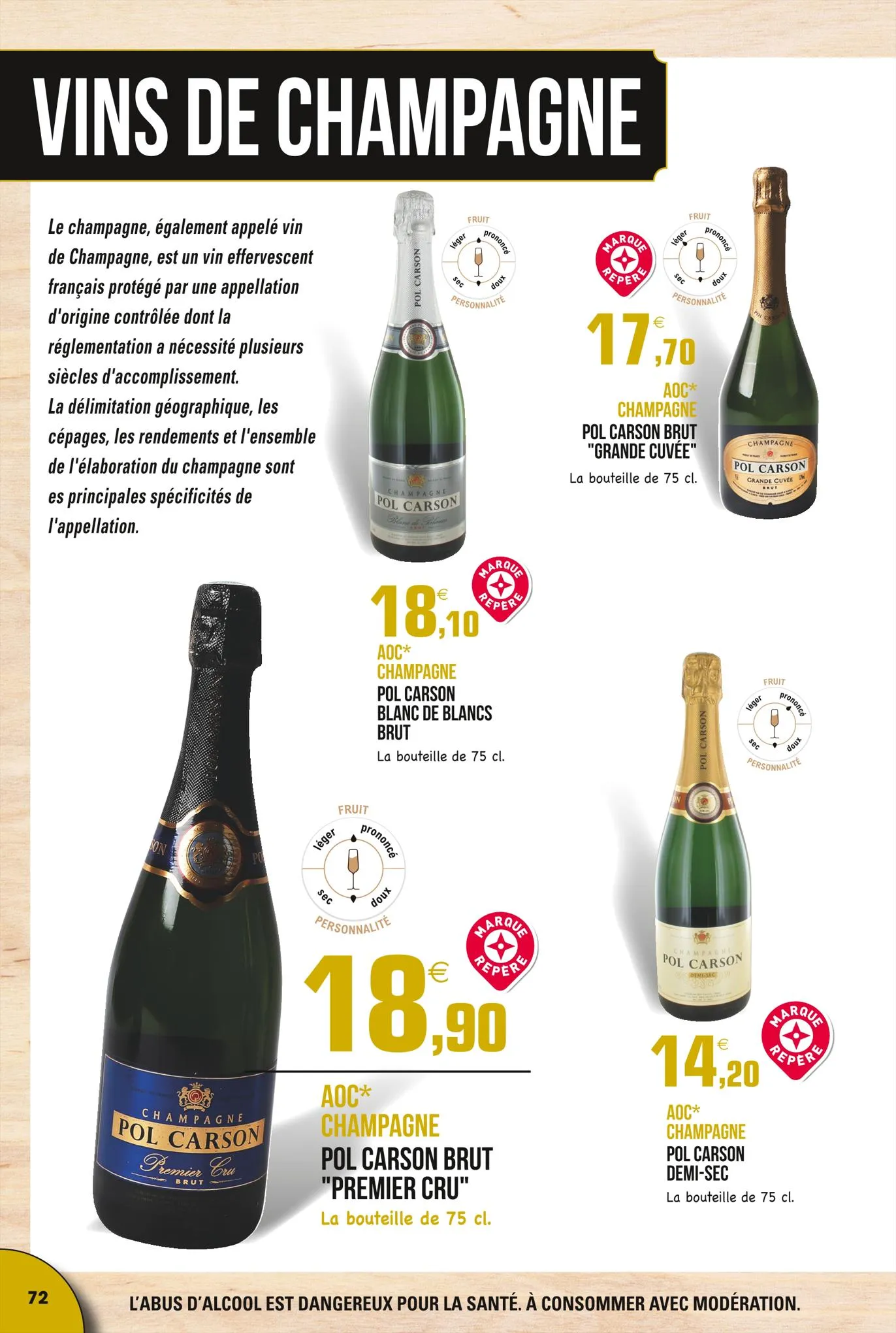 Catalogue Le guide des vins, page 00072