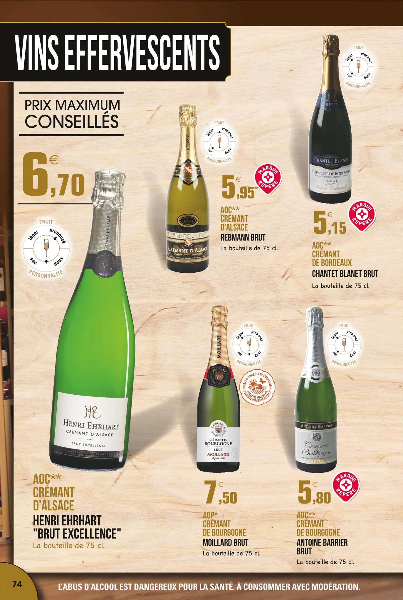 Catalogue Le guide des vins, page 00074