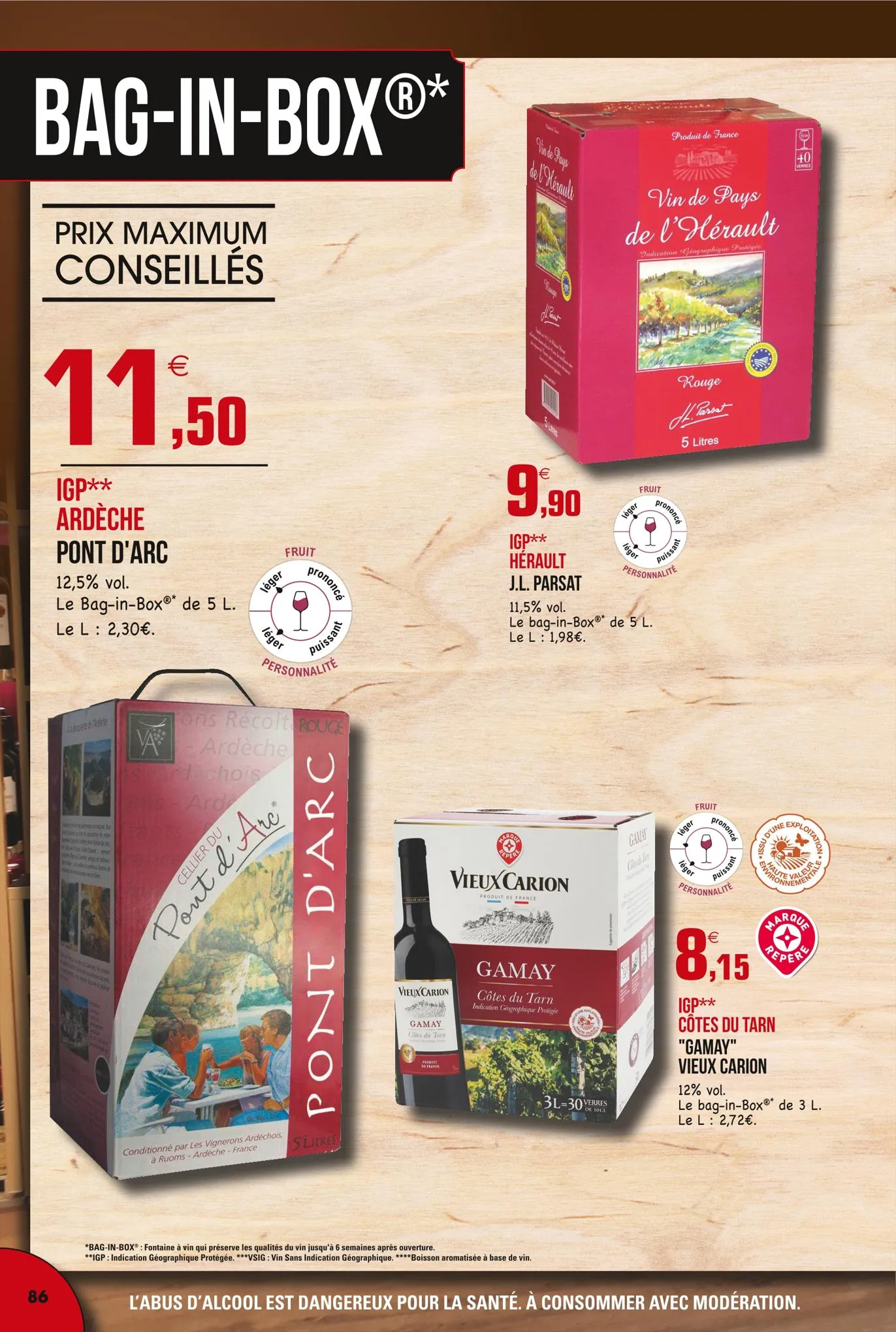 Catalogue Le guide des vins, page 00086