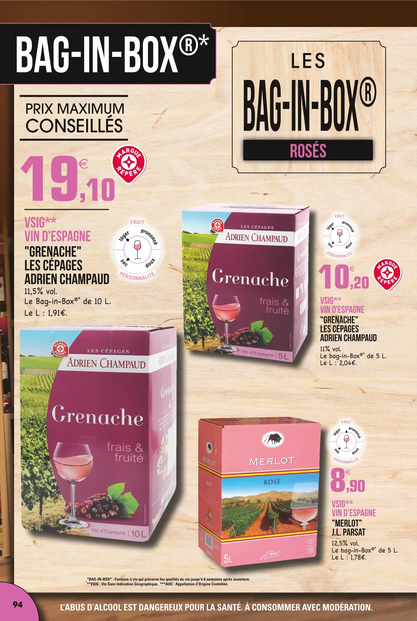 Catalogue Le guide des vins, page 00094
