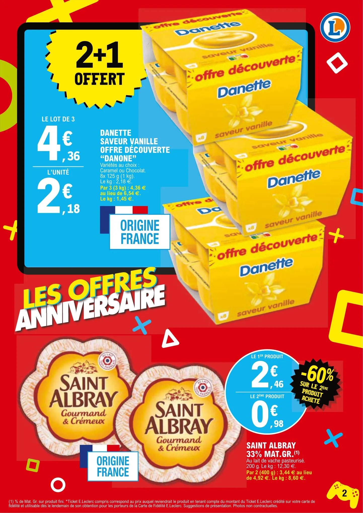 Catalogue Les offres anniversaire, page 00002