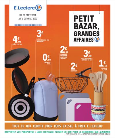 Catalogue E.Leclerc à Auxerre | Catalogue E.Leclerc | 20/09/2022 - 01/10/2022