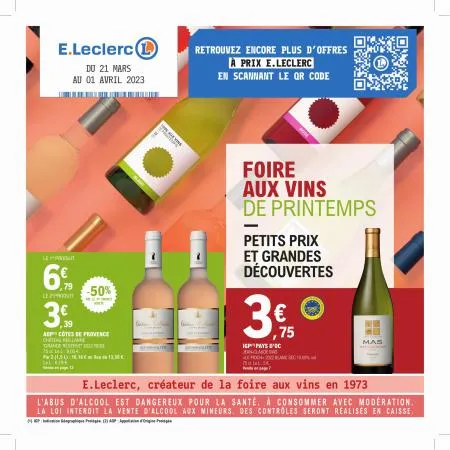 Catalogue des promotions