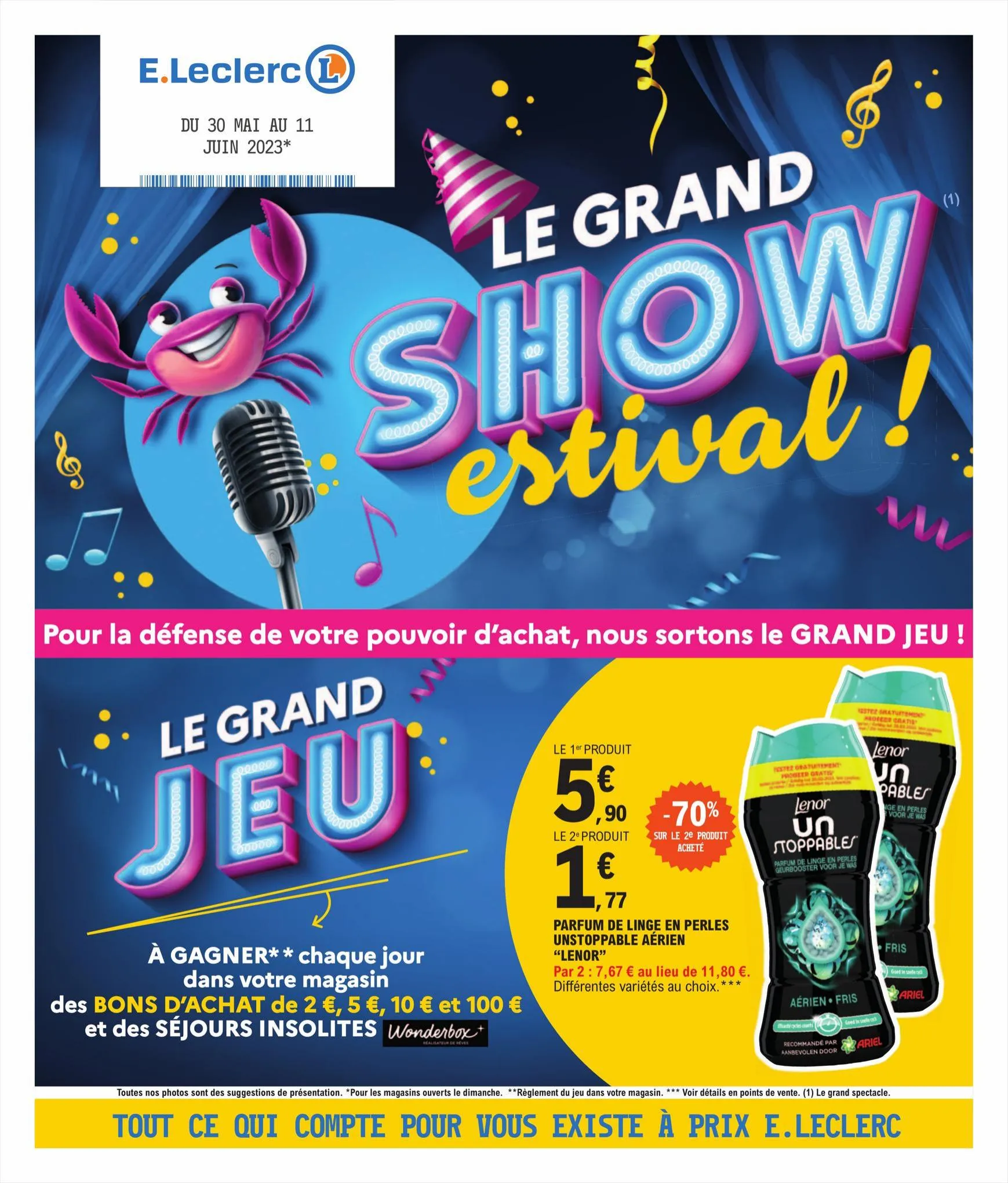 Catalogue Le grand show estival, page 00001